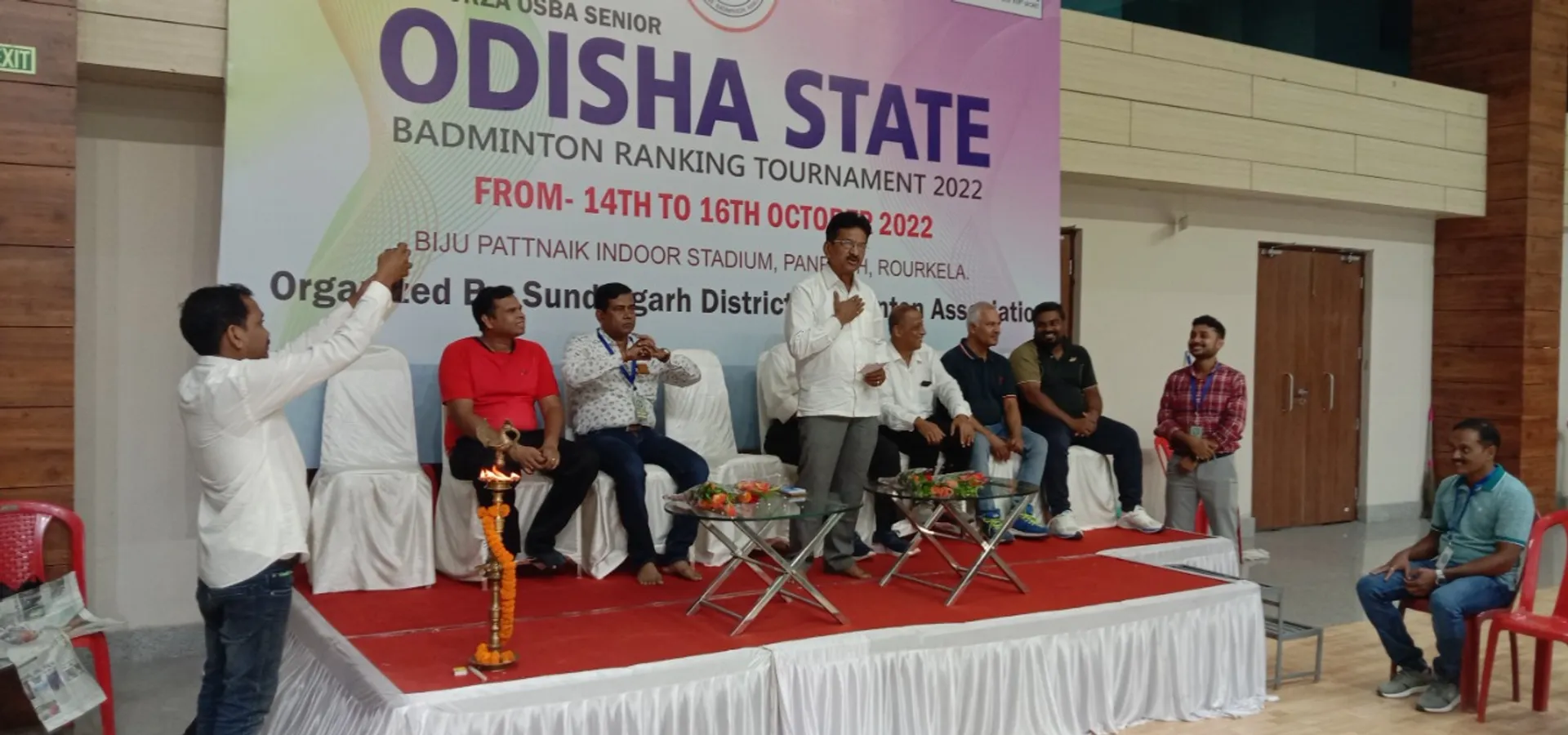 ରାଜ୍ୟ ବରିଷ୍ଠ ରୢାଙ୍କିଂ ବ୍ୟାଡମିଣ୍ଟନ ପ୍ରତିଯୋଗିତା ଆରମ୍ଭ, ଭାଗନେଲେ ୧୪୦ ଖେଳାଳି