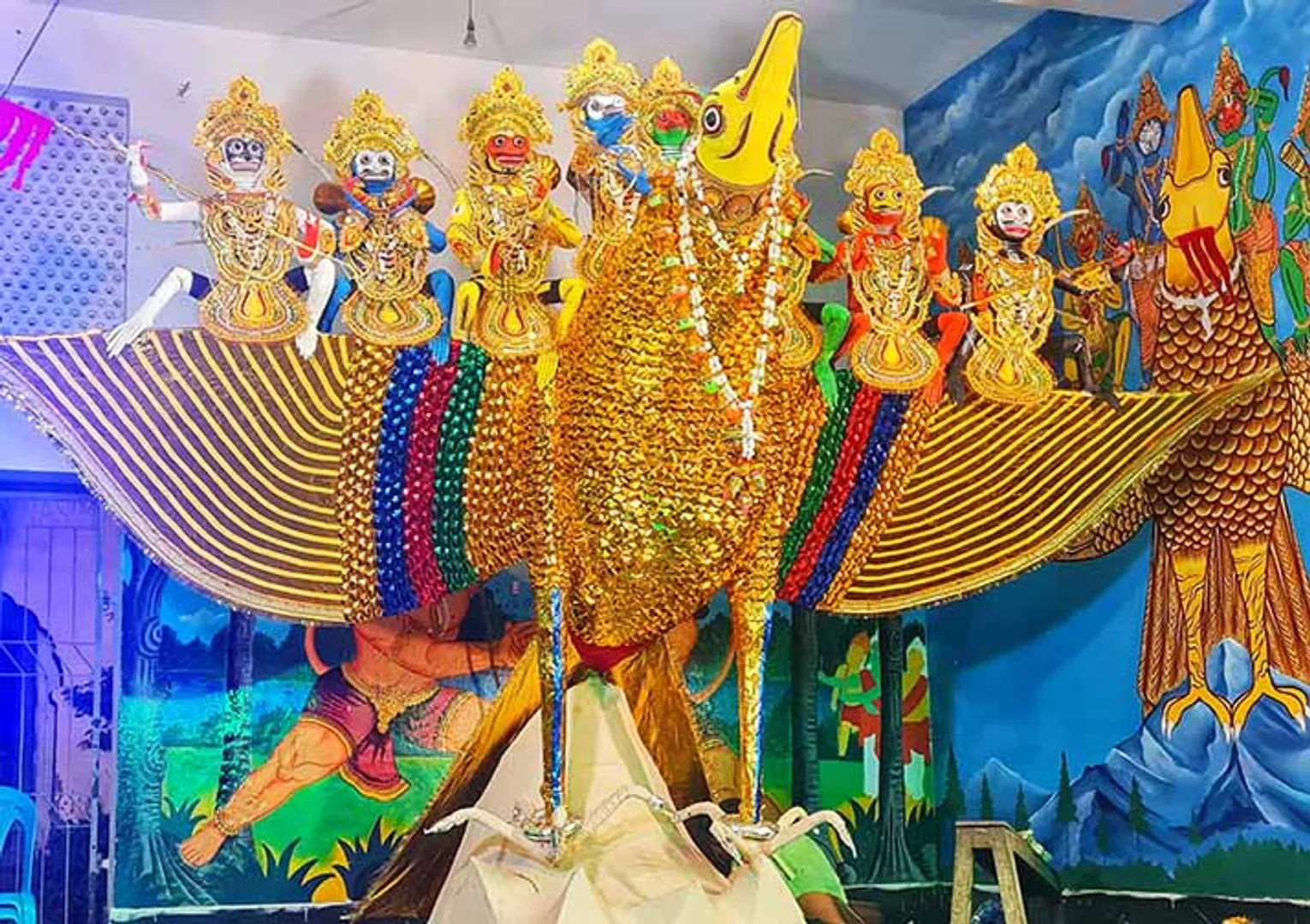ଅନନ୍ୟ ଶାରଦୀୟ ପରମ୍ପରା: ପୂଜା ପାଏ ରାବଣ, ସମ୍ପାତିର କାହାଣୀ କହେ ସାତବଖରା