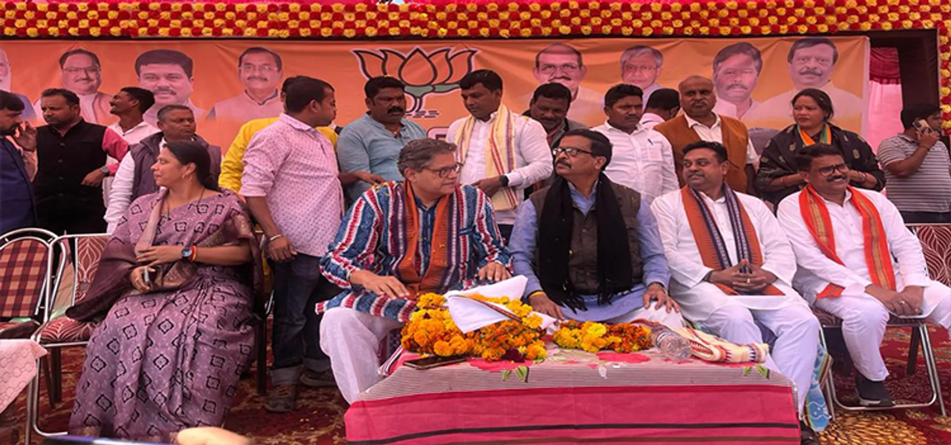 ଝାରବନ୍ଧରେ ବିଜେପିର ବରିଷ୍ଠ ନେତାଙ୍କ ପ୍ରଚାର 