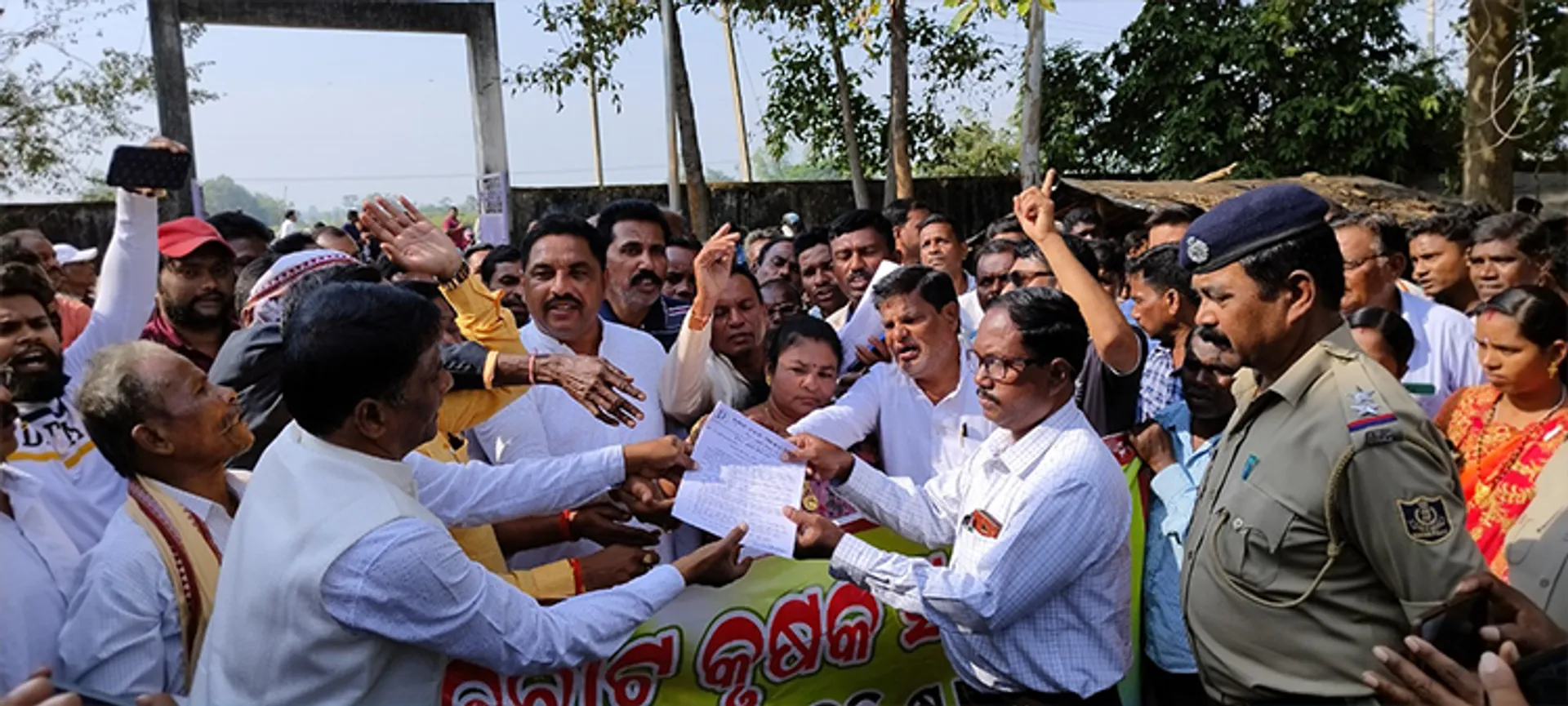 କୃଷକ ଏକତା ମଞ୍ଚର ବିରାଟ ଚାଷୀ ସମାବେଶ