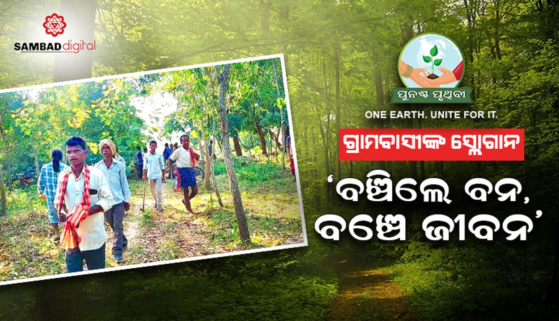 ପଥୁରିଆ ଜମି ଏବେ ଶ୍ୟାମଳ ଜଙ୍ଗଲ: ଲଣ୍ଡେଇହିଲ୍ ଗ୍ରାମବାସୀଙ୍କ ‌ସ୍ଳୋଗାନ ‘ବଞ୍ଚିଲେ ବନ, ବଞ୍ଚେ ଜୀବନ’