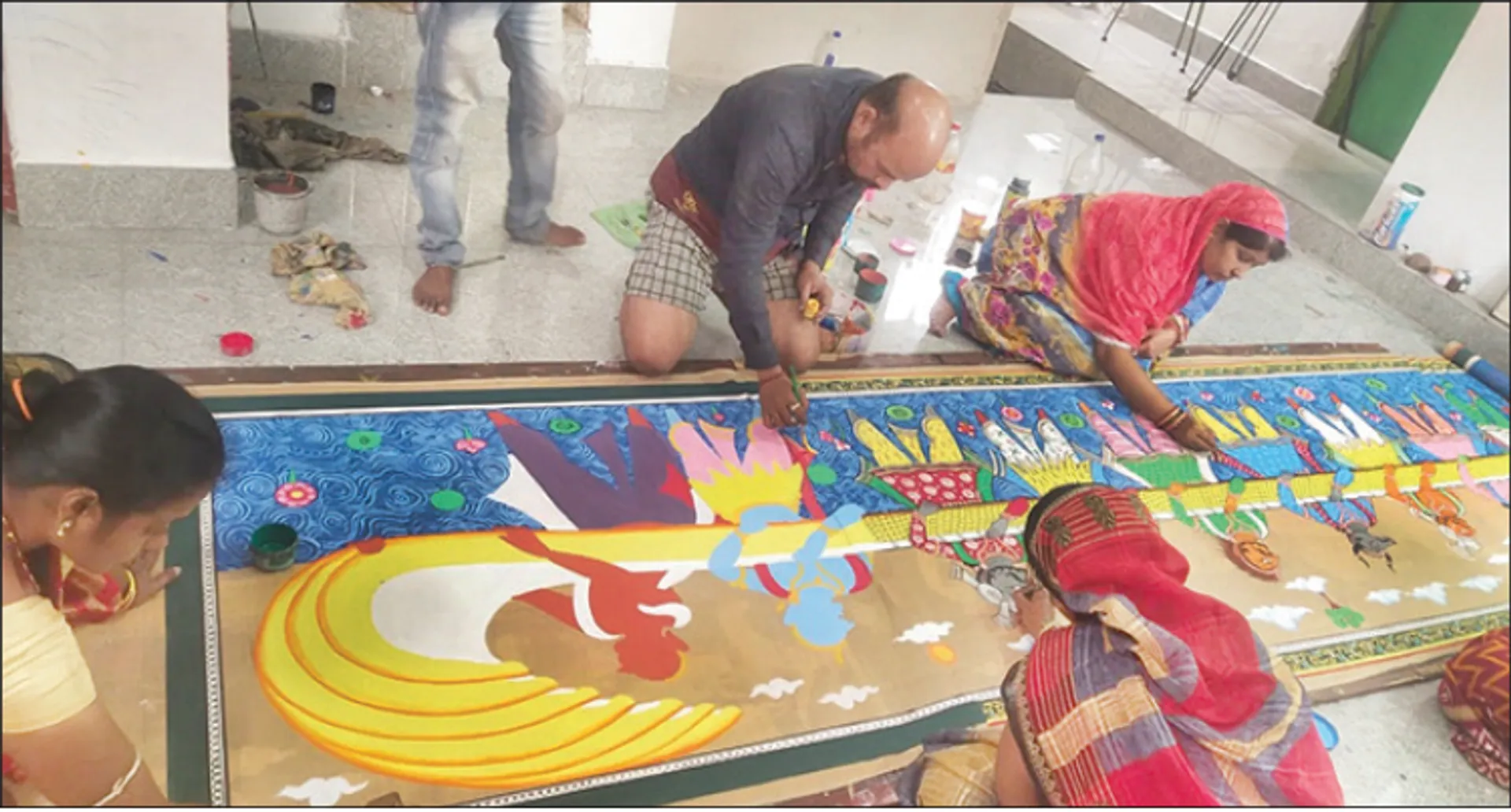 ଆମେରିକା ଯିବ ୩୬ ଫୁଟର ‘ସମୁଦ୍ର ମନ୍ଥନ’ ପଟ୍ଟଚିତ୍ର