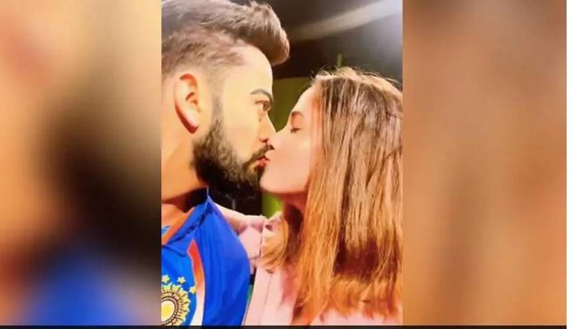 ବିରାଟଙ୍କ ଓଠରେ ଚୁମ୍ବନ ଦେଲେ ଯୁବତୀ: ଭିଡିଓ ଭାଇରାଲ