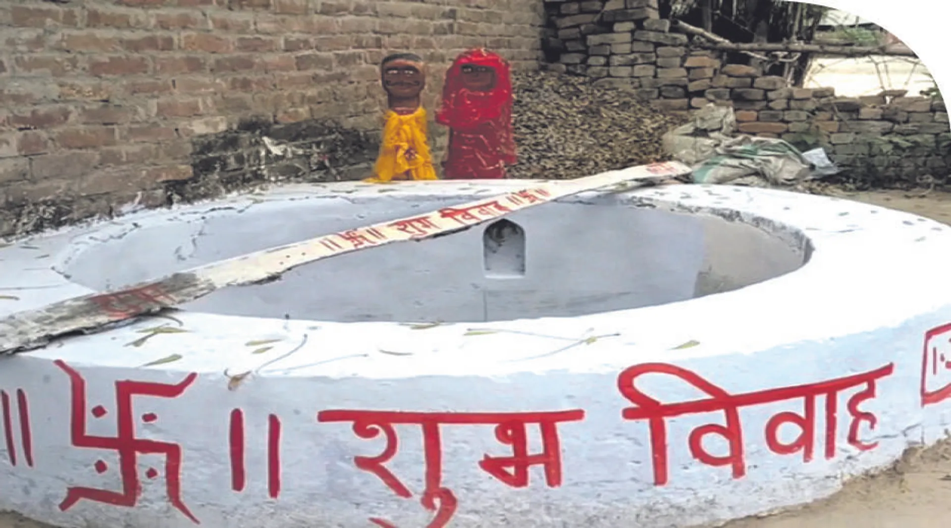 କୂଅ ସହିତ ବଗିଚାର ବାହାଘର!