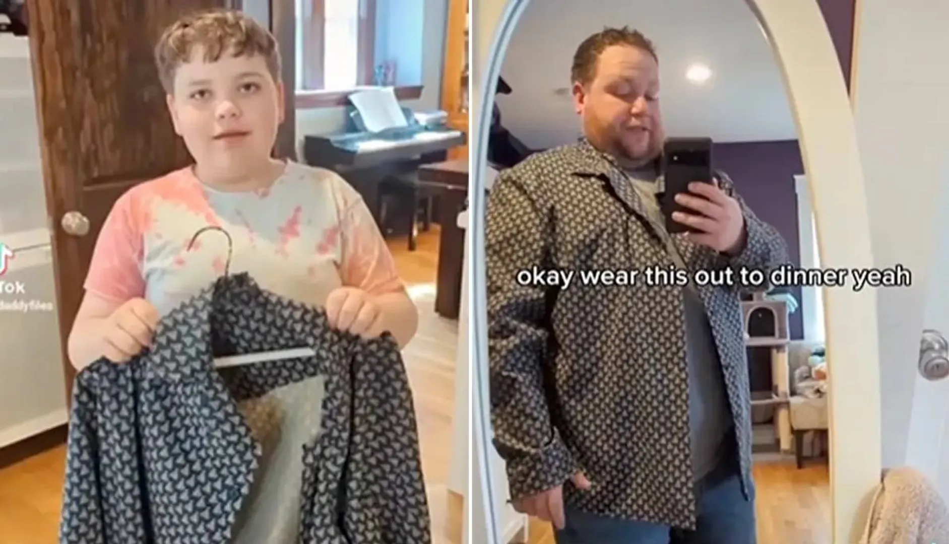 ଛୋଟ ବୟସରେ ବଡ଼ କାମ: ନିଜ ହାତରେ ବାପାଙ୍କ ପାଇଁ ସାର୍ଟ ତିଆରି କରି ଉପହାର ଦେଲେ ବାଳକ