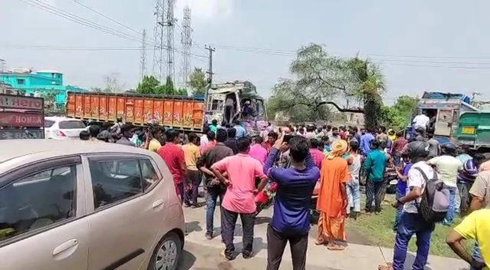 ୫୫ ନମ୍ବର ଜାତୀୟ ରାଜପଥରେ ପୁଣି ଦୁର୍ଘଟଣା; ଦୁଇ ଗୁରୁତର