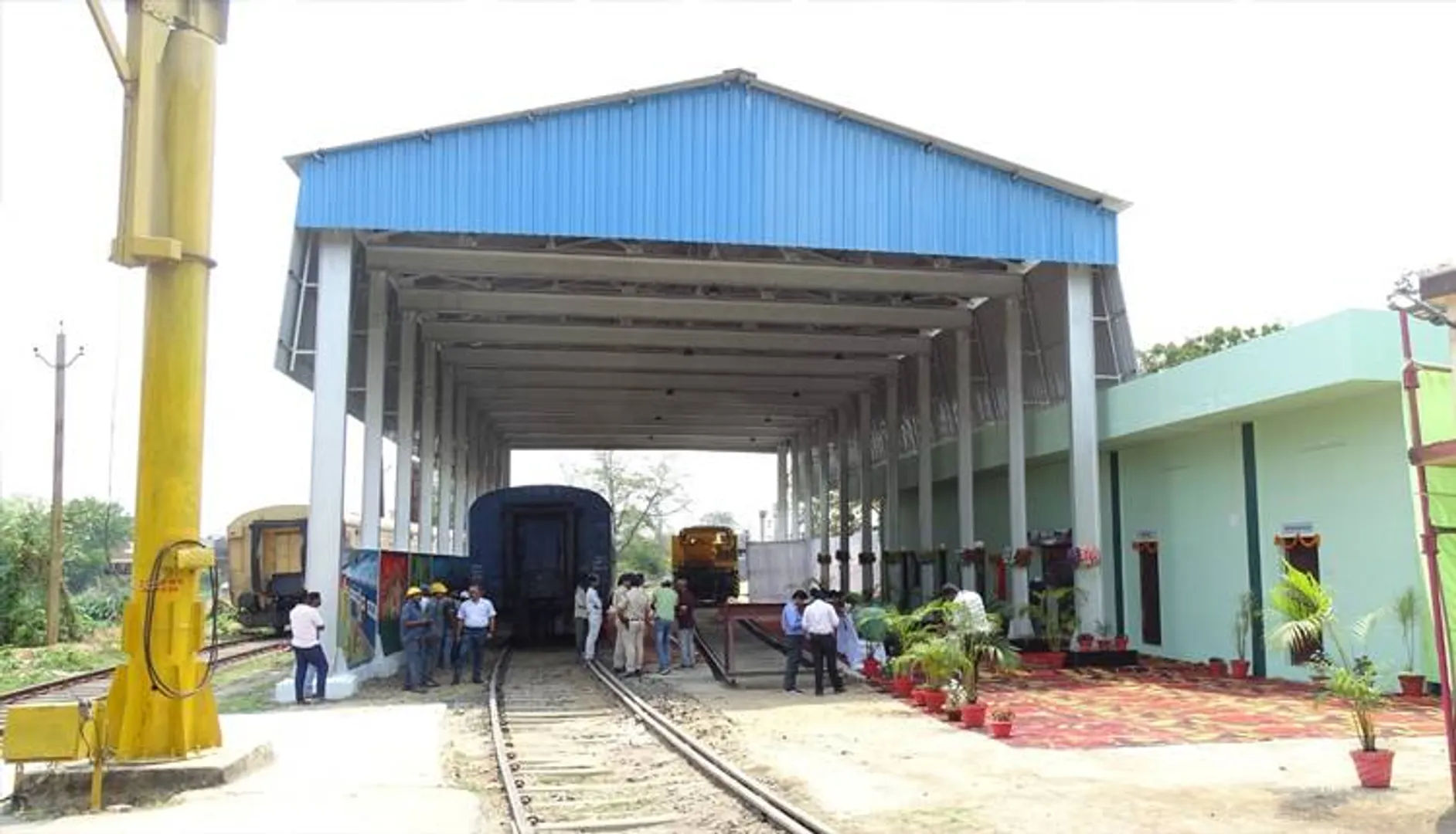 ରେଳ କ୍ରେନ୍‌ ସେଡ୍‌ ଉଦ୍‌ଘା​ଟିତ