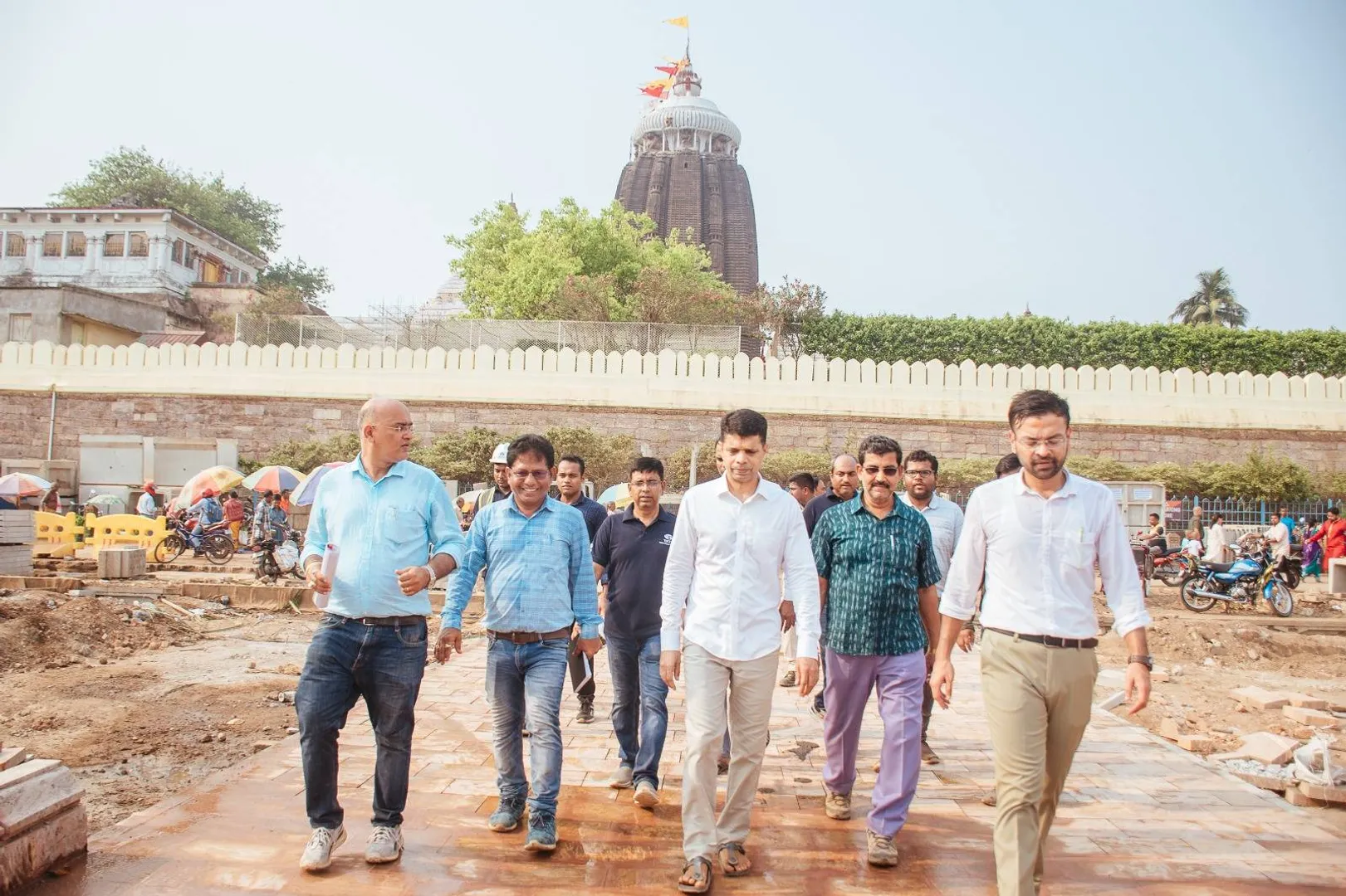 ପୁରୀରେ ଶ୍ରୀସେତୁ ଓ ବାସେଳିସାହି ଧର୍ମଶାଳା ଓ ସମଙ୍ଗ ପାର୍କିଙ୍ଗ କାମର ଅଗ୍ରଗତି ସମୀକ୍ଷା କଲେ ୫-ଟି ସଚିବ