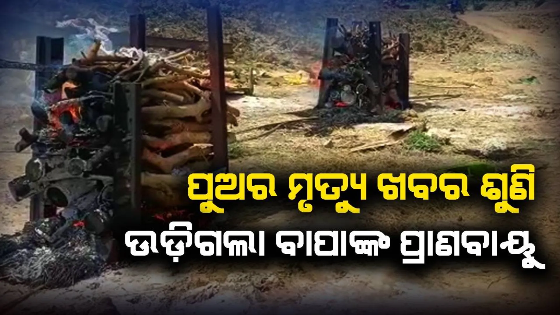 ପୁଅର ମୃତ୍ୟୁ ଶୁଣି ଚାଲିଗଲା ବାପାଙ୍କ ଜୀବନ
