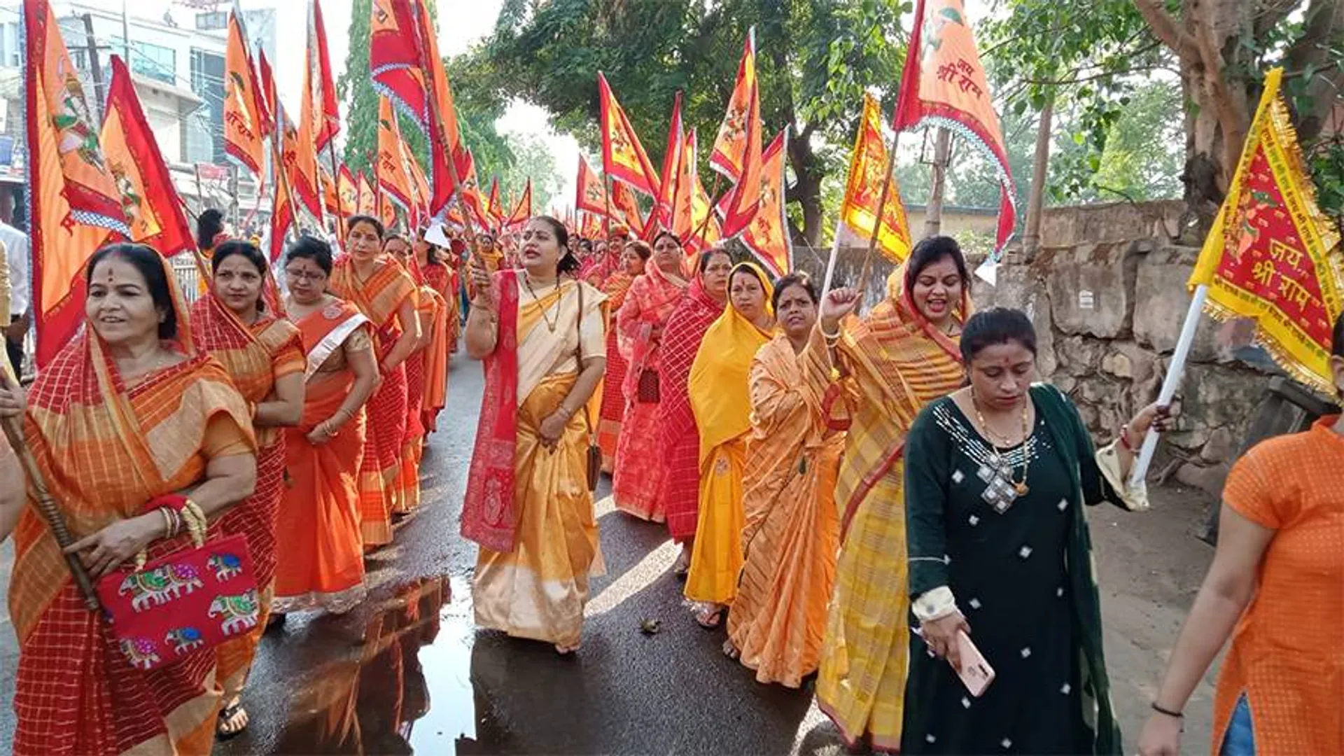 ବ୍ୟାସନଗର: ଜୟ ଶ୍ରୀରାମ ଧ୍ବନିରେ କମ୍ପିଲା ସହର