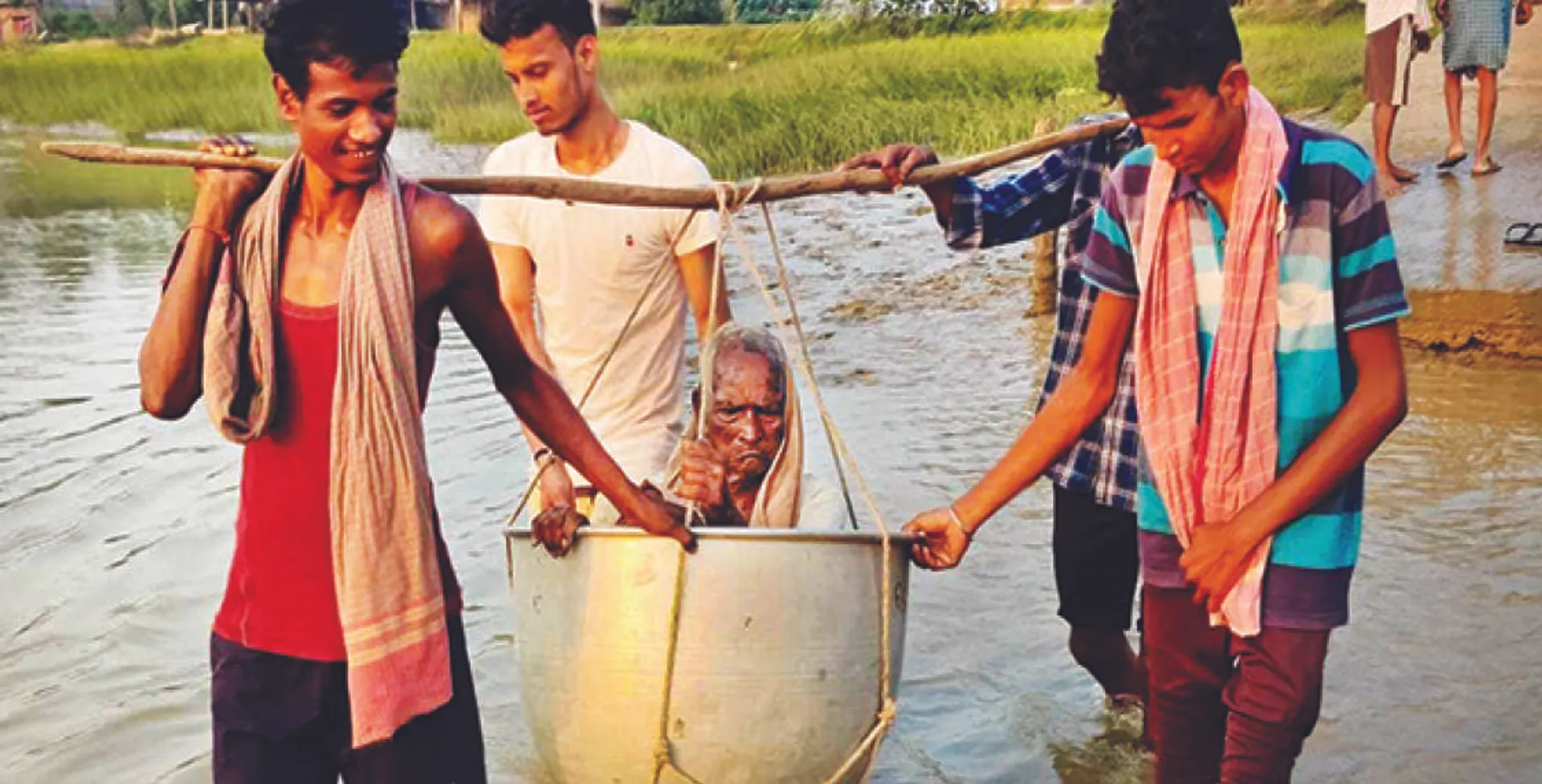 ଭତ୍ତା ପାଇଁ କରୁଣ ଦୃଶ୍ୟ: ଶିକାରେ ନଈ ପାର୍‌