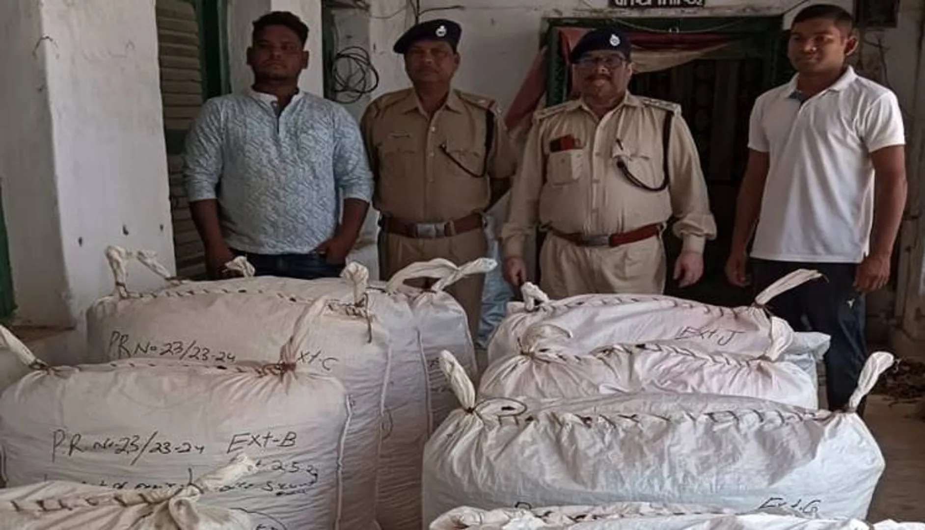 ଜଙ୍ଗଲରୁ ୫୦୨ କିଲୋ ଗଞ୍ଜେଇ ଜବତ