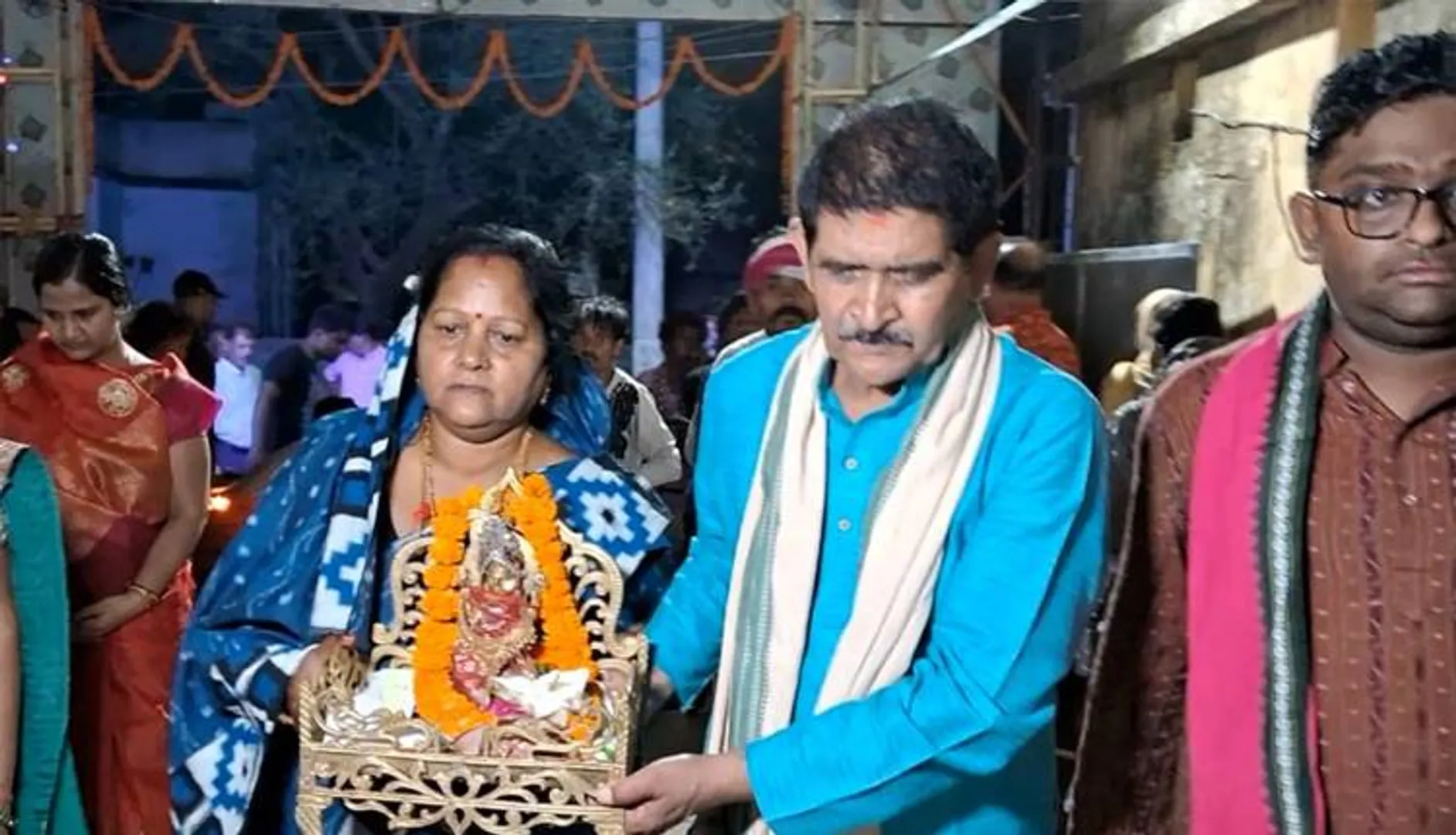 ବଲାଙ୍ଗୀର ଶୀତଳଷ‌ଷ୍ଠୀ: ପିତୃ ଗୃହକୁ ଗଲେ ଦେବ ଦମ୍ପତି