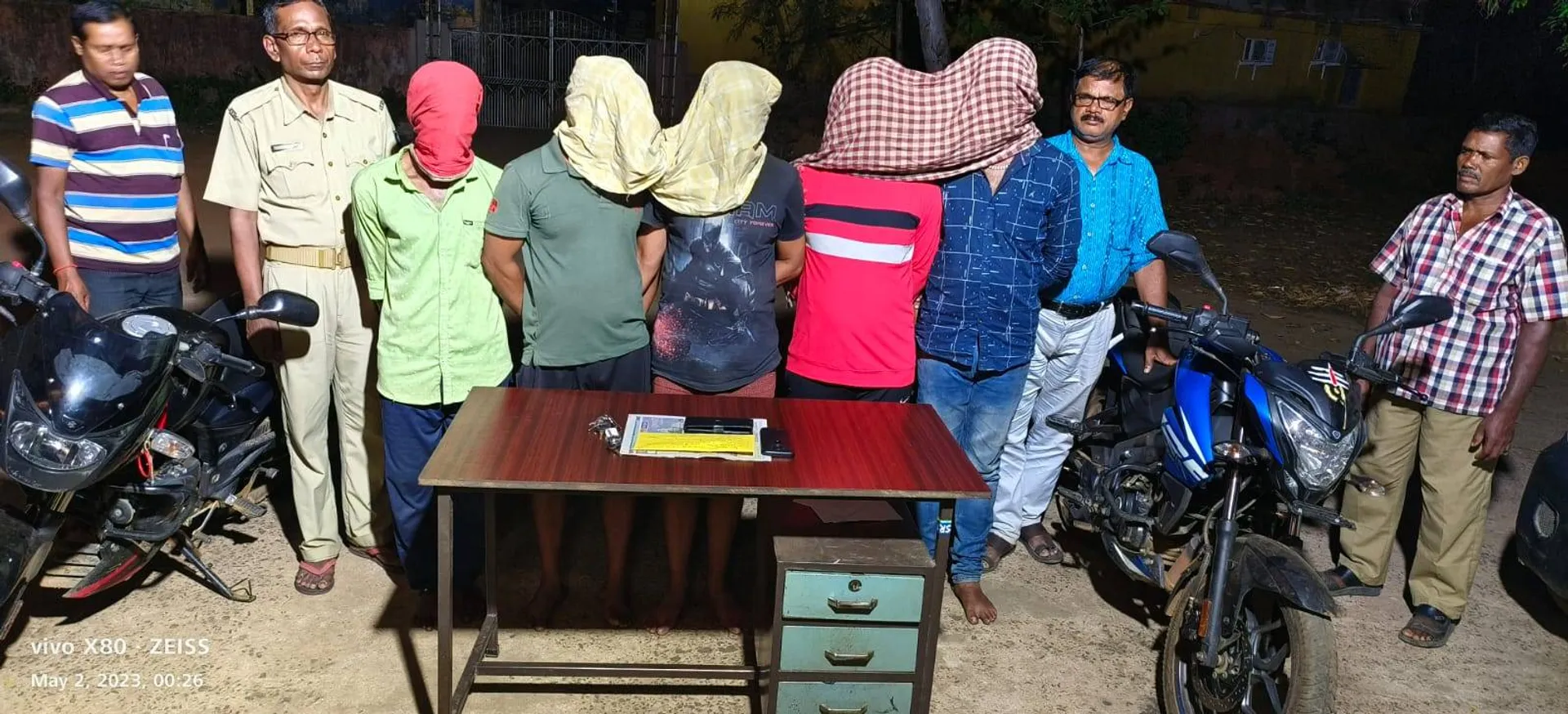 ଦେଢ଼ ଲକ୍ଷ ଟଙ୍କାର ବ୍ରାଉନସୁଗାର ଜବତ, ୫ ଗିରଫ