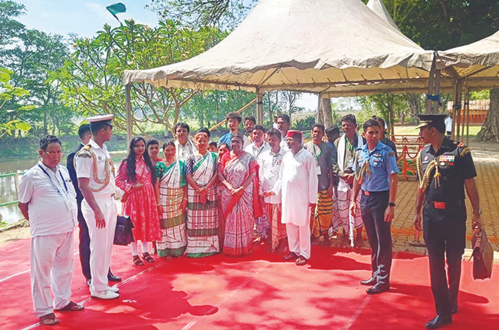 ରାଷ୍ଟ୍ରପତିଙ୍କ ମୟୂରଭଞ୍ଜ ଗସ୍ତର ଏପାଖ ସେପାଖ