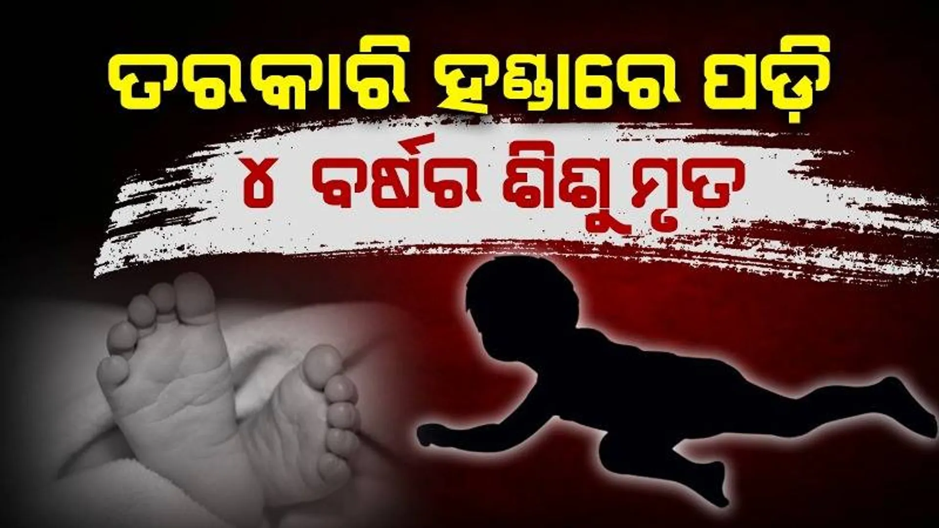 ଭୋଜି ରନ୍ଧା ବେଳେ ଅଘଟଣ; ତରକାରି ହଣ୍ଡାରେ ପଡ଼ି ୪ ବର୍ଷର ଶିଶୁପୁତ୍ରର ମୃତ୍ୟୁ