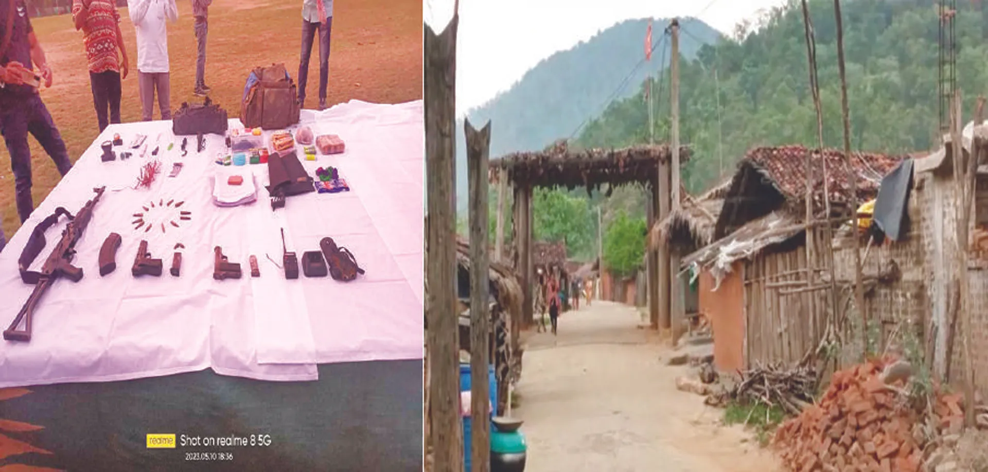 ବିପୁଳ ମାଓ ସାମଗ୍ରୀ ଜବତ, ଟାପରାଙ୍ଗ ଶୂନଶାନ