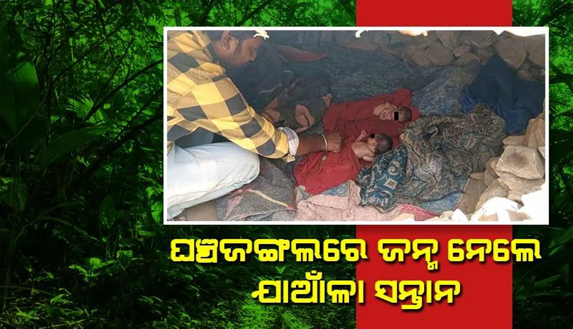ପାହାଡ଼ ଉପରେ ଯାଆଁଳା ସନ୍ତାନକୁ ଜନ୍ମ ଦେଇ ଉପବାସରେ ତିନିଦିନ ଥିଲେ ପ୍ରସୂତି