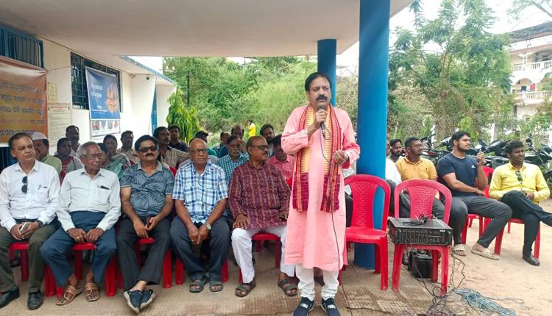ବିଦ୍ୟୁତ୍‌ ଅଫିସ ଆଗରେ ୟୁଥ୍‌ ଆକ୍ସନ କମିଟିର ଧାରଣା