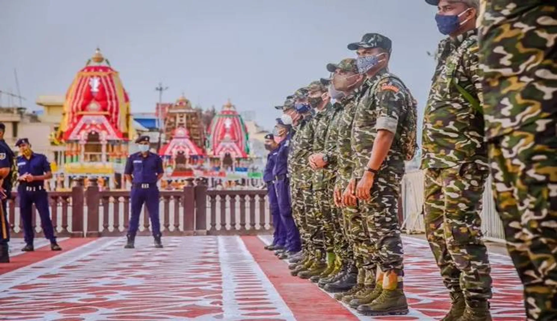 ୫୬ ରଥ ପାଇଁ ୨୦ ପ୍ଲାଟୁନ୍‌ ପୁଲିସ୍‌ ଫୋର୍ସ