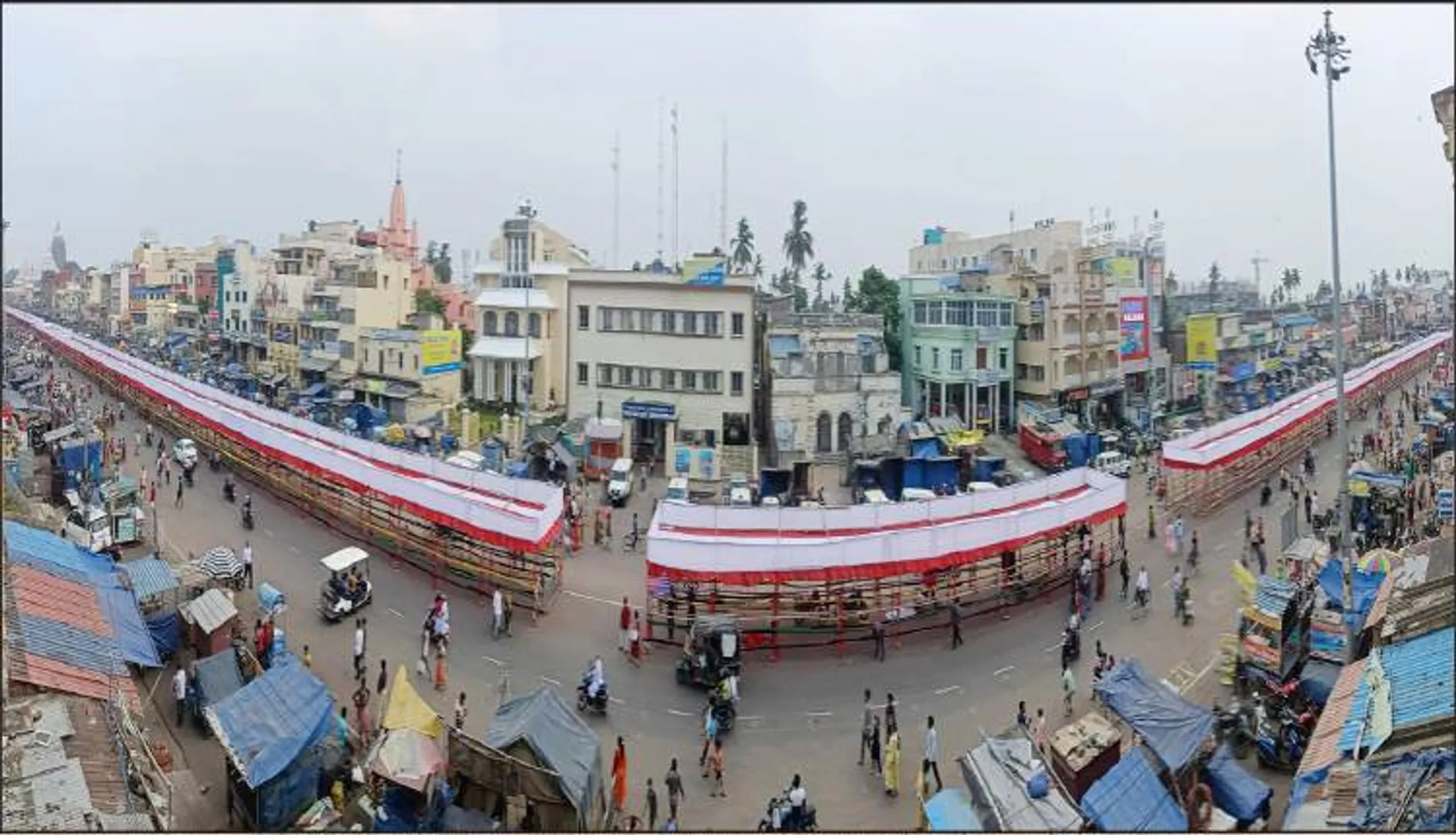ଶ୍ରଦ୍ଧାଳୁଙ୍କ ପାଇଁ ପୁରୀ ବଡ଼ଦାଣ୍ଡରେ ସେଡ ବ୍ୟବସ୍ଥା।