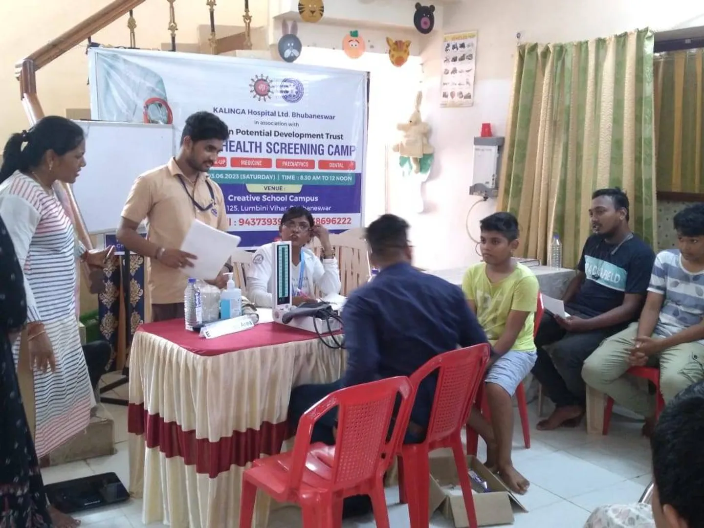 ରୋଟାରୀ ଇ-କ୍ଲବ୍ ଅଫ୍ ମହୋଦଧି ଓ ହ୍ୟୁମାନ ପୋଟେନସିଆଲ ଡ଼େଭେଲପମେଂଟ ଟ୍ରଷ୍ଟ ପକ୍ଷରୁ ନିଃଶୁଳ୍କ ସ୍ୱାସ୍ଥ୍ୟ ପରୀକ୍ଷା ଶିବିର