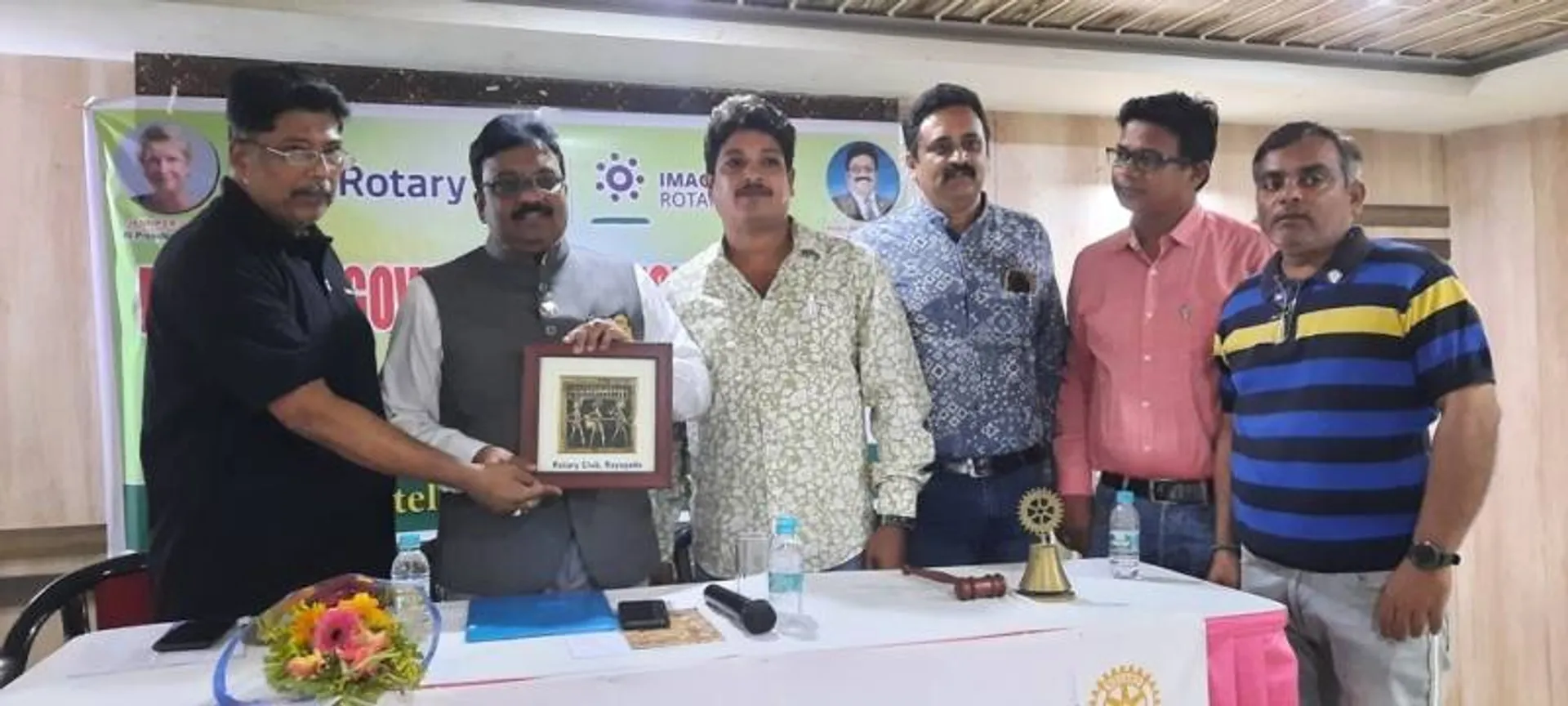 ରାୟଗଡ଼ା ଜିଲ୍ଲା ରୋଟାରୀ କ୍ଲବ ପକ୍ଷରୁ ଡିଜିଙ୍କୁ ସ୍ବାଗତ ସମ୍ବର୍ଦ୍ଧନା