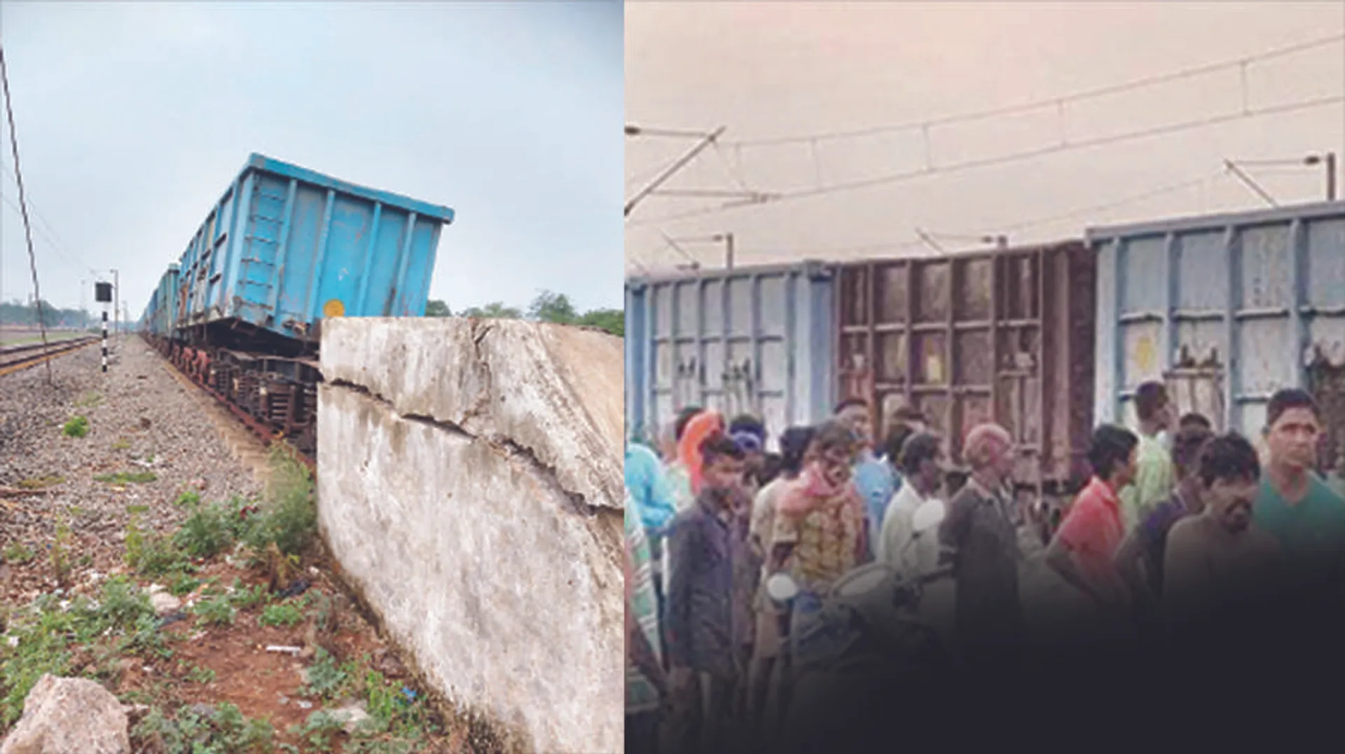 ମୃତ୍ୟୁ ଏମିତି ବି ଆସେ: ଘୂର୍ଣ୍ଣିଝଡ଼ରେ ଛାଏଁ ଗଡ଼ିଲା ମାଲଗାଡ଼ି, ୬ ଶ୍ରମିକ ମୃତ