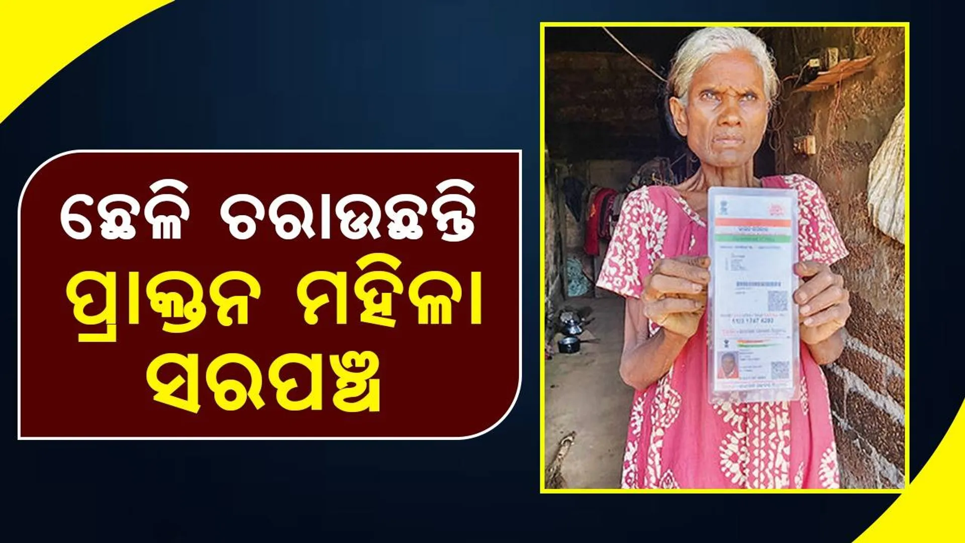 ଛେଳି ଚରାଉଛନ୍ତି ପ୍ରାକ୍ତନ ମହିଳା ସରପଞ୍ଚ; ଗେହ୍ଲା ଏବେ ଏକୁଟିଆ, ମୁଣ୍ଡ ଗୁଞ୍ଜିବାକୁ ଘର ଖଣ୍ଡେ ନାହିଁ