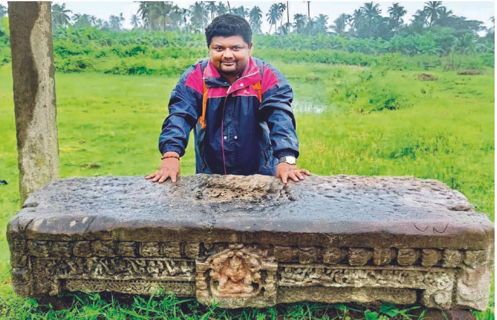ଭାର୍ଗବୀ କୂଳରୁ ୧୫ଶହ ଶତାବ୍ଦୀ ପୂର୍ବର ମନ୍ଦିରର ଭଗ୍ନା​ବଶେଷ ସନ୍ଧାନ
