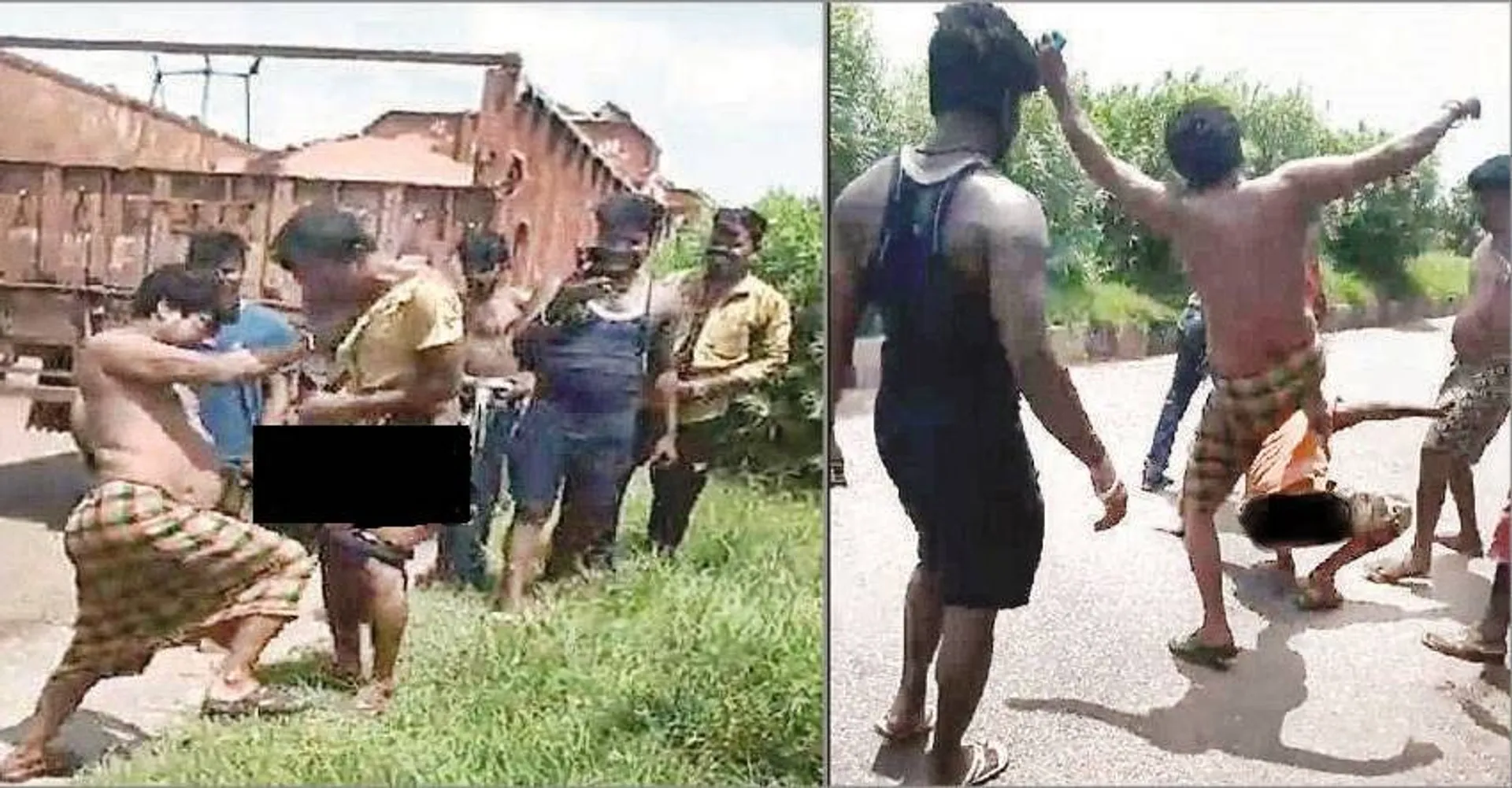 ରାଜପଥରେ ଦୁଇ ଟ୍ରକ୍ ଚାଳକଙ୍କୁ ଉଲଗ୍ନ କରି ଆଣ୍ଠେଇଲେ, ନିସ୍ତୁକ ପିଟିଲେ