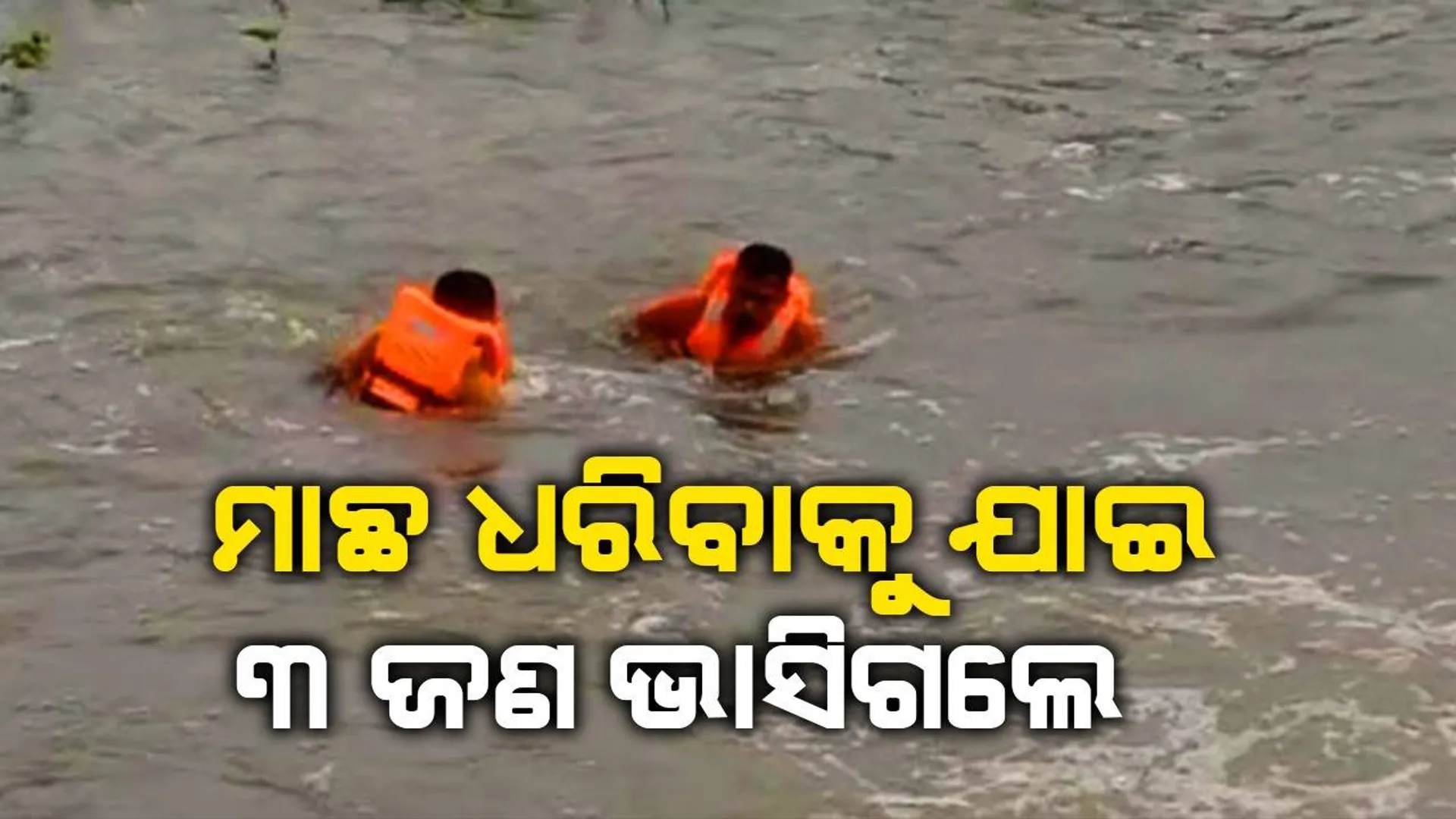 ନାଳରେ ମାଛ ଧରିବା ବେଳେ ଅଘଟଣ: ଭାସିଗଲେ ୩; ଜଣେ ମୃତ, ଜଣେ ଉଦ୍ଧାର