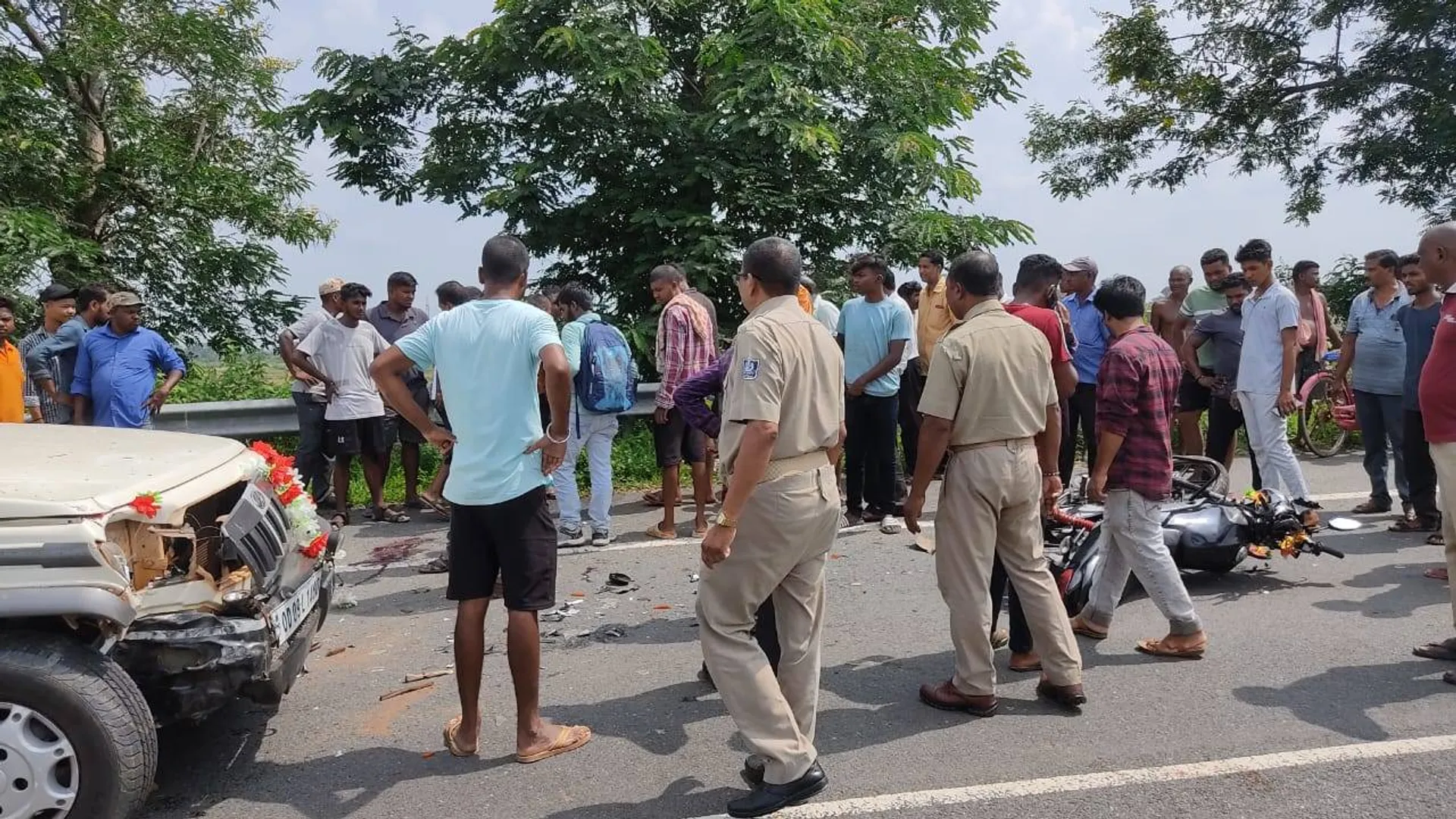 ବୋଲେରୋ ସହ ମୁହାଁମୁହିଁ ଧକ୍କାରେ ବାଇକ୍ ଚାଳକ ମୃତ