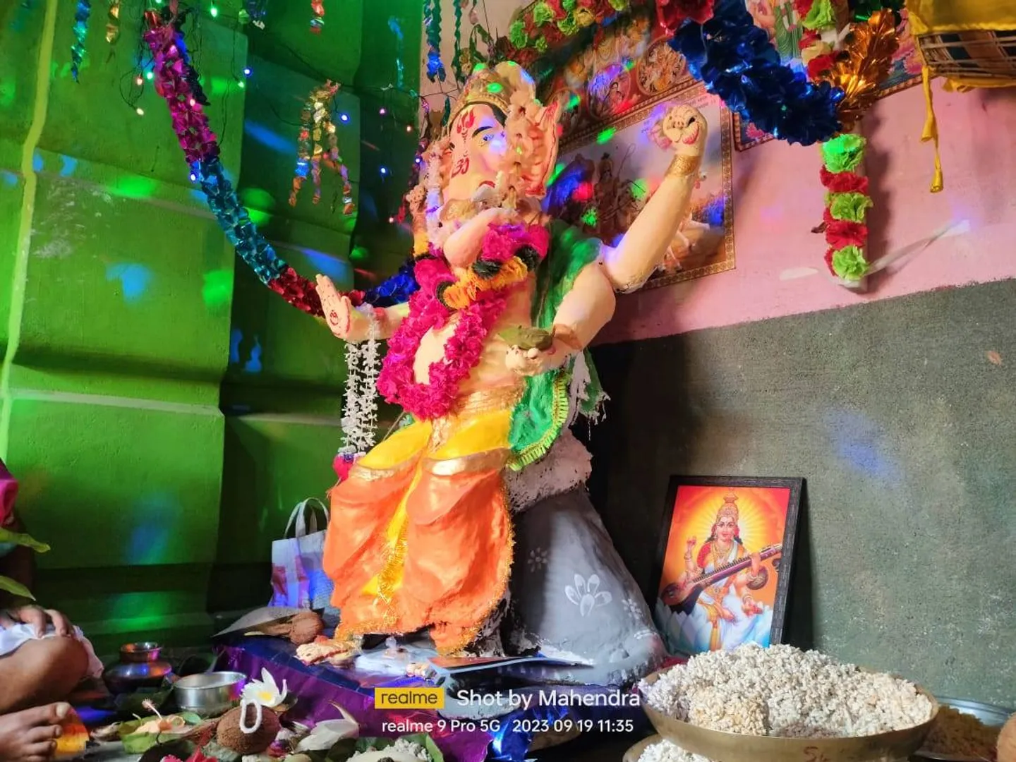 ସୁବର୍ଣ୍ଣପୁର ଜିଲ୍ଲା ବୀରମହାରାଜପୁର ବ୍ଲକ ଅଧୀନ ଭାଲୁଡୁଙ୍ଗୁରୀରେ ଗଣେଶ ପୂଜା