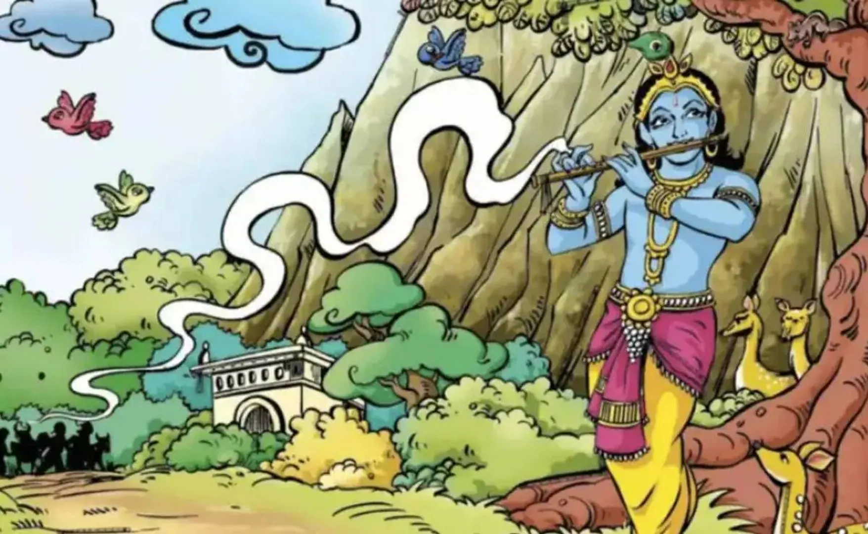 ଏହି ଫଟୋରେ ଲୁଚି ରହିଥିବା ୧୦ଟି ବଂଶୀକୁ ଖୋଜି ପାରିବେ କି?