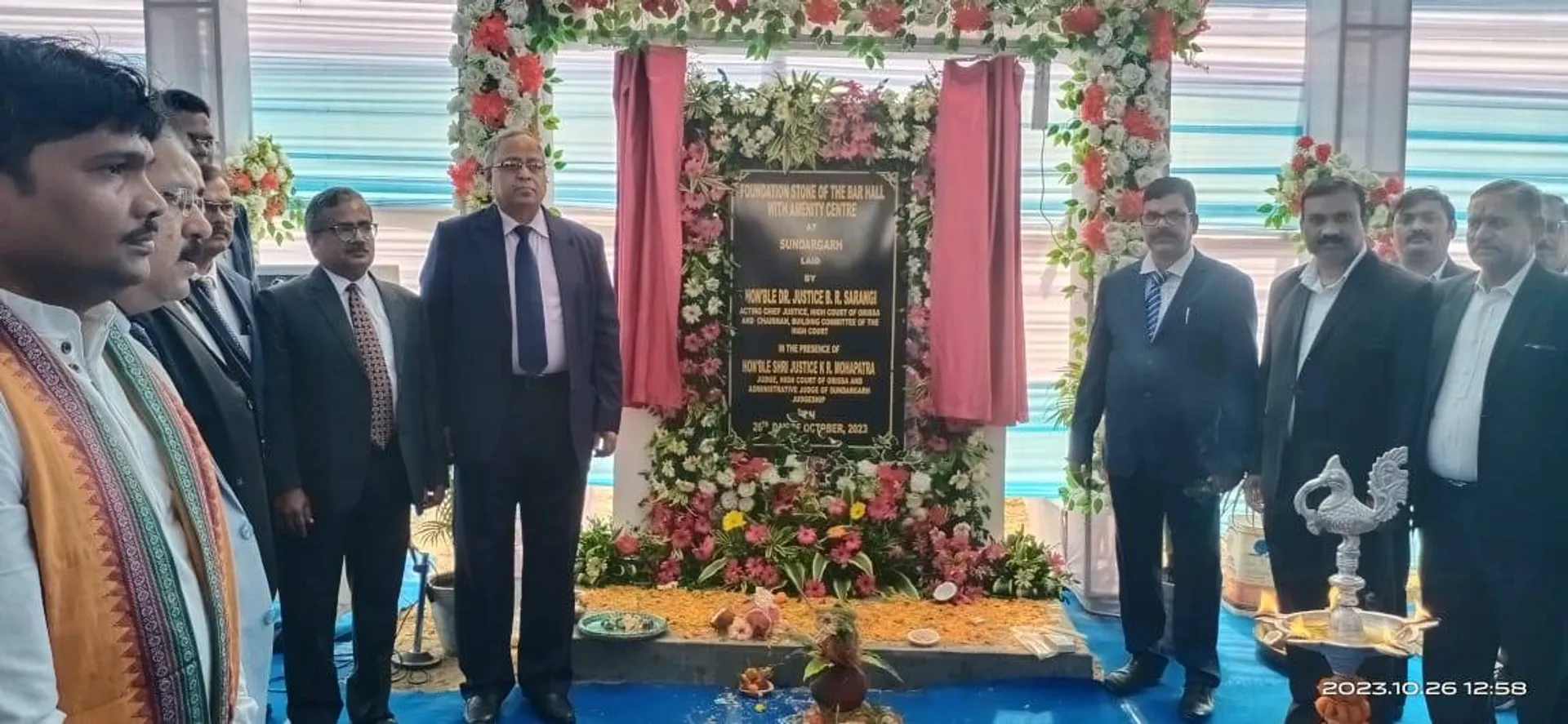 ଦିନିକିଆ ସୁନ୍ଦରଗଡ଼ ଗସ୍ତରେ ଓଡ଼ିଶା ଉଚ୍ଚ ନ୍ୟାୟାଳୟର ମୁଖ୍ୟ ବିଚାରପତି