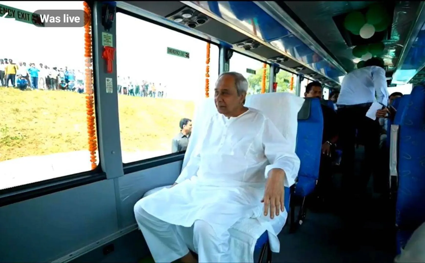 ଲକ୍ଷ୍ମୀ ବସ୍‌ରେ ବସି ମାଲକାନଗିରିରୁ ଏମ୍.ଭି-୩ ଗଲେ ମୁଖ୍ୟମନ୍ତ୍ରୀ