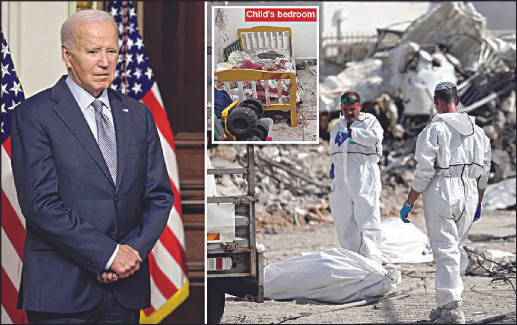 ଆତଙ୍କବାଦୀମାନେ ଶିଶୁଙ୍କ ମୁଣ୍ଡକାଟ କରିବାର ଫଟୋ ମୁଁ ଦେଖିଛି: ବାଇଡେନ୍‌