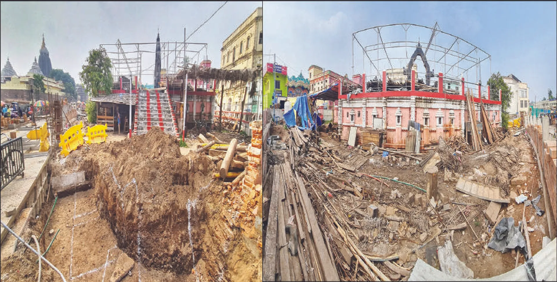 ସଂକୁଚିତ ଦୋଳବେଦି ପରିକ୍ରମା ରାସ୍ତା: ପୁରୁଣା ପାଚେରିରେ ଥିଲା ବିରଳ ପଥର ମୂର୍ତ୍ତି