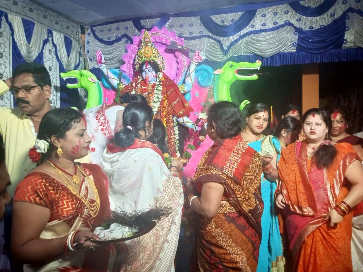 ସିନ୍ଦୁର ଖେଳରେ ମା’ ଶ୍ୟାମାକାଳୀଙ୍କୁ ବିଦାୟ ଦେଲେ ଆମ୍ବାଗୁଡ଼ାବାସୀ