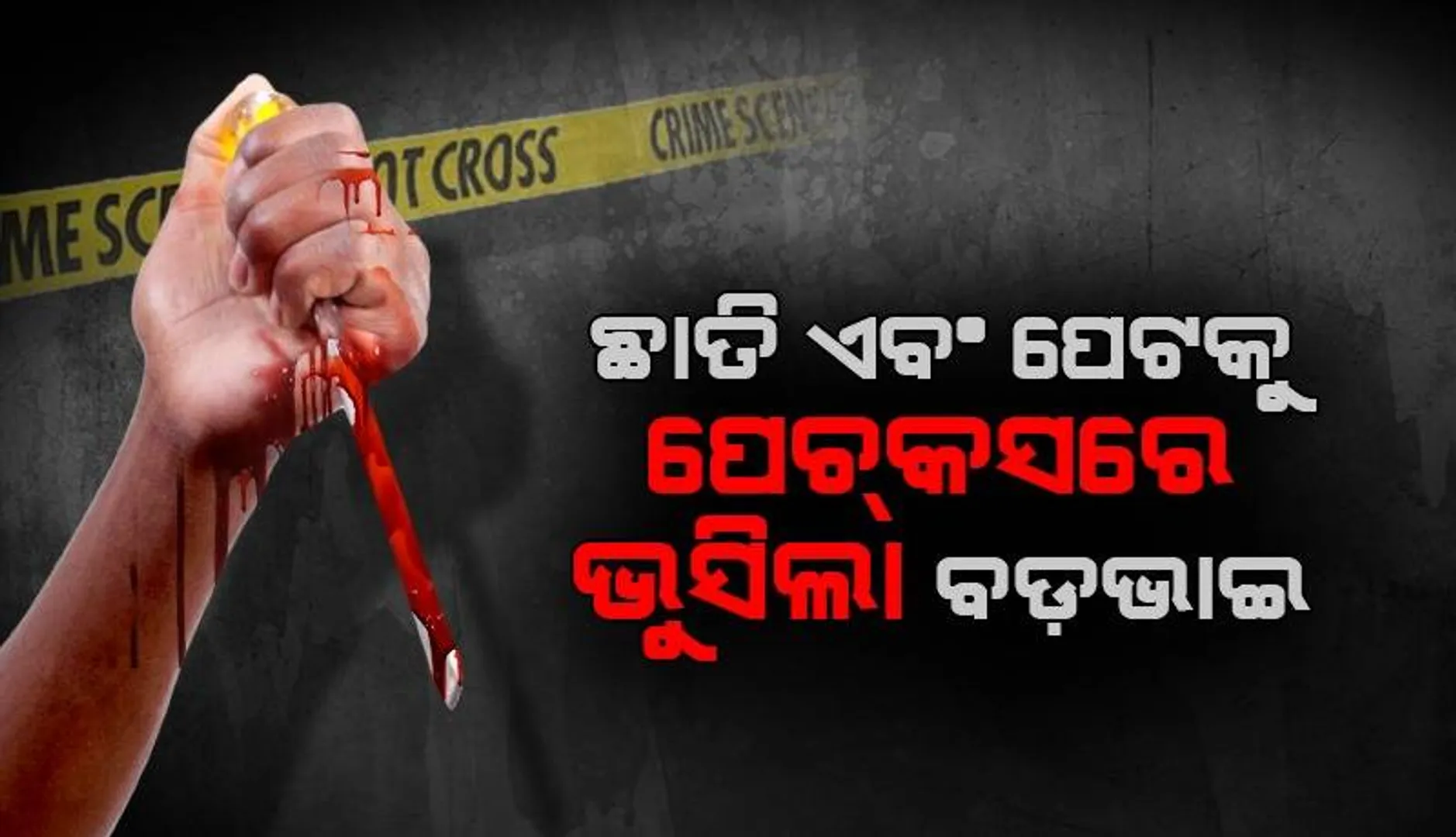 ସାମାନ୍ୟ କଳହରୁ ସାନକୁ ମାରିଲା ବଡ଼ଭାଇ: ଅଭିଯୁକ୍ତର ଥାନାରେ ଆତ୍ମସମର୍ପଣ