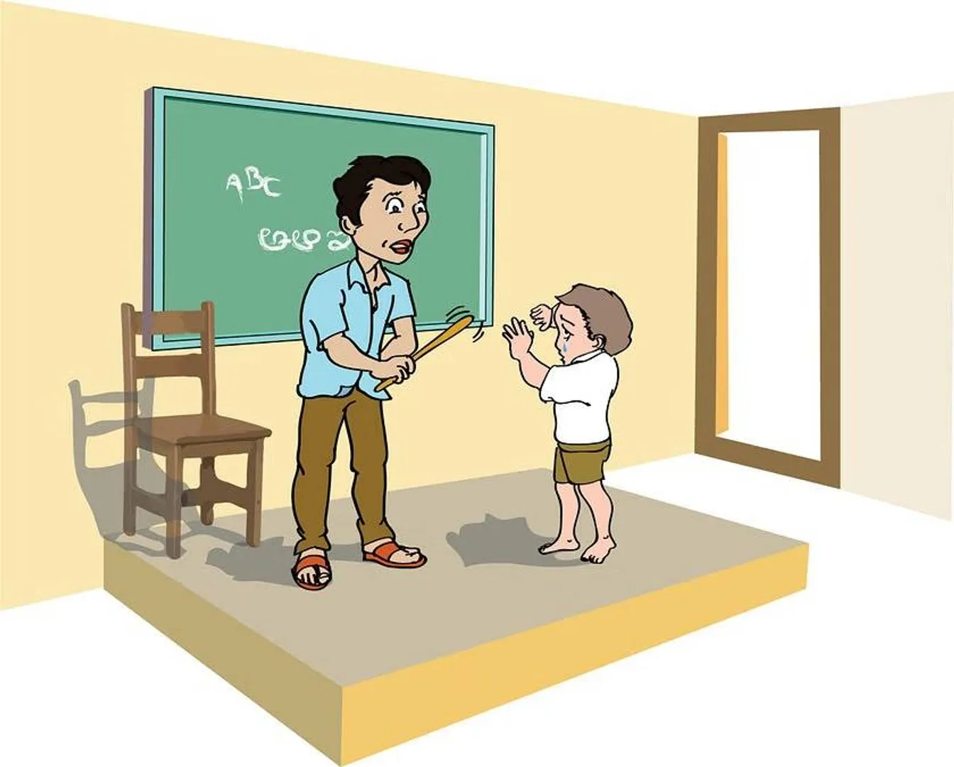 ଶିକ୍ଷକଙ୍କ ମାଡ଼ରେ ୫ ଛାତ୍ର ଆହତ
