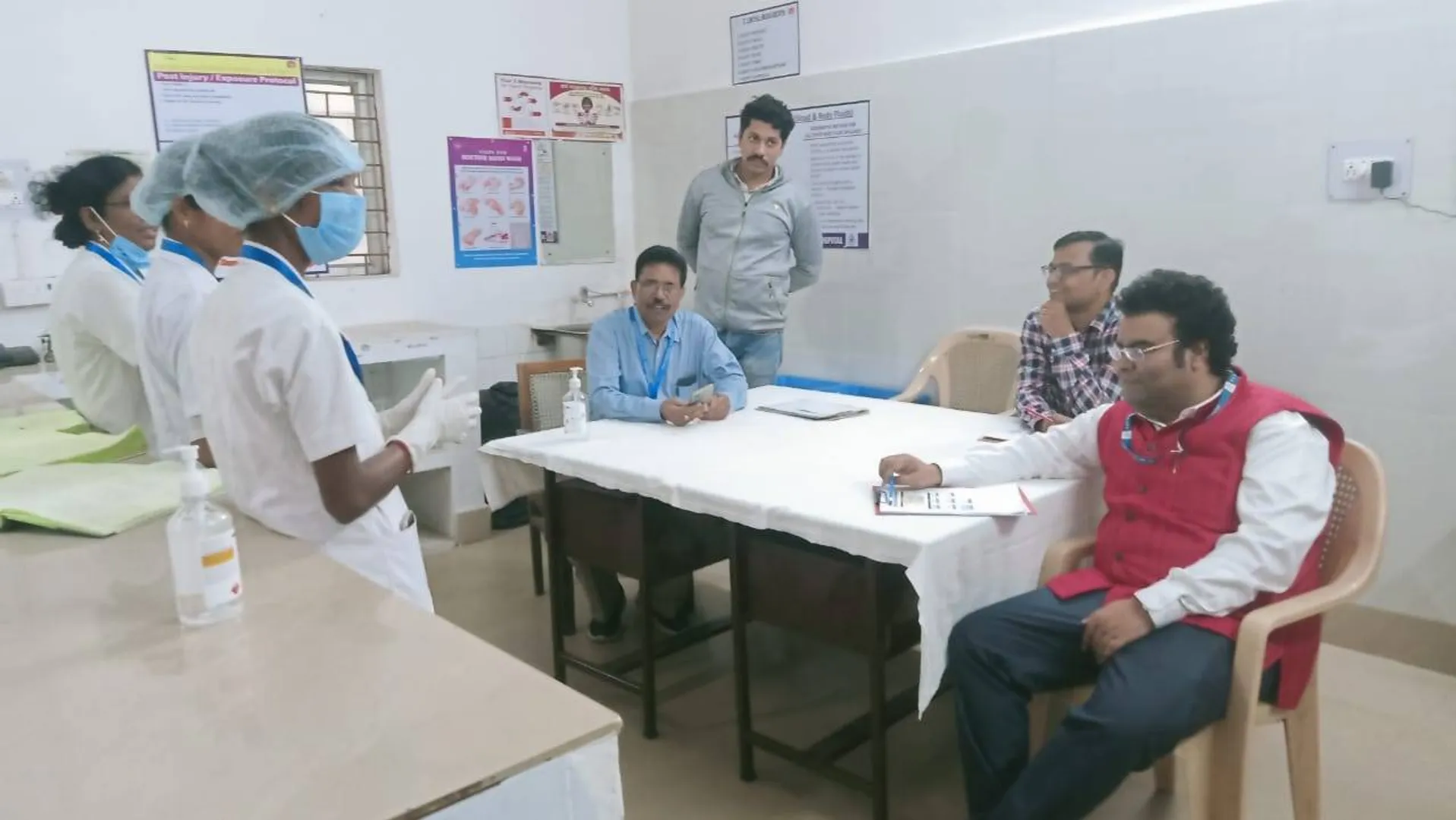 ଆର୍‌ଜିଏଚ୍‌ରେ କାୟାକଳ୍ପ ଟିମ୍‌: ପରିମଳ ଓ ସ୍ବାସ୍ଥ୍ୟସେବା ପରଖିଲେ