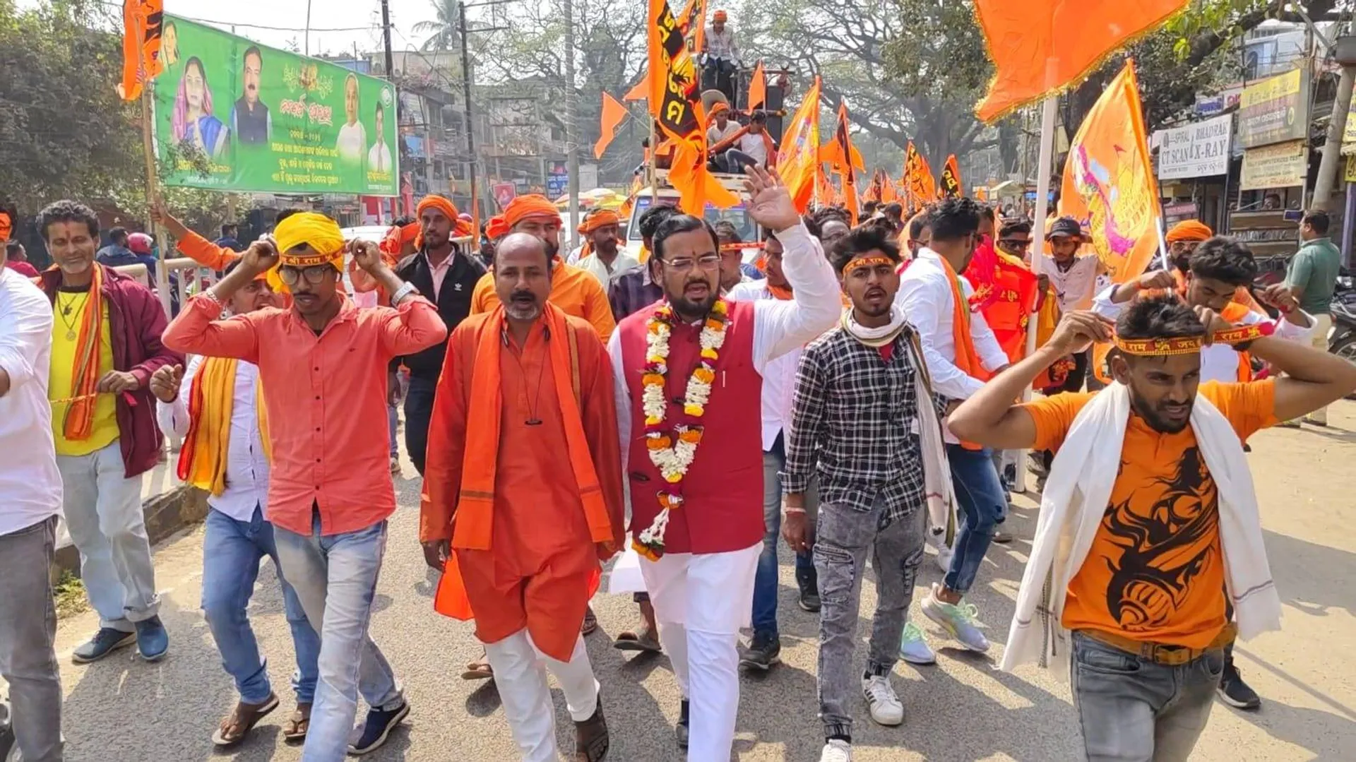 ଜୟ ଶ୍ରୀରାମ ନାରାରେ ପ୍ରକମ୍ପିତ ହେଲା ଭଦ୍ରକ ସହର