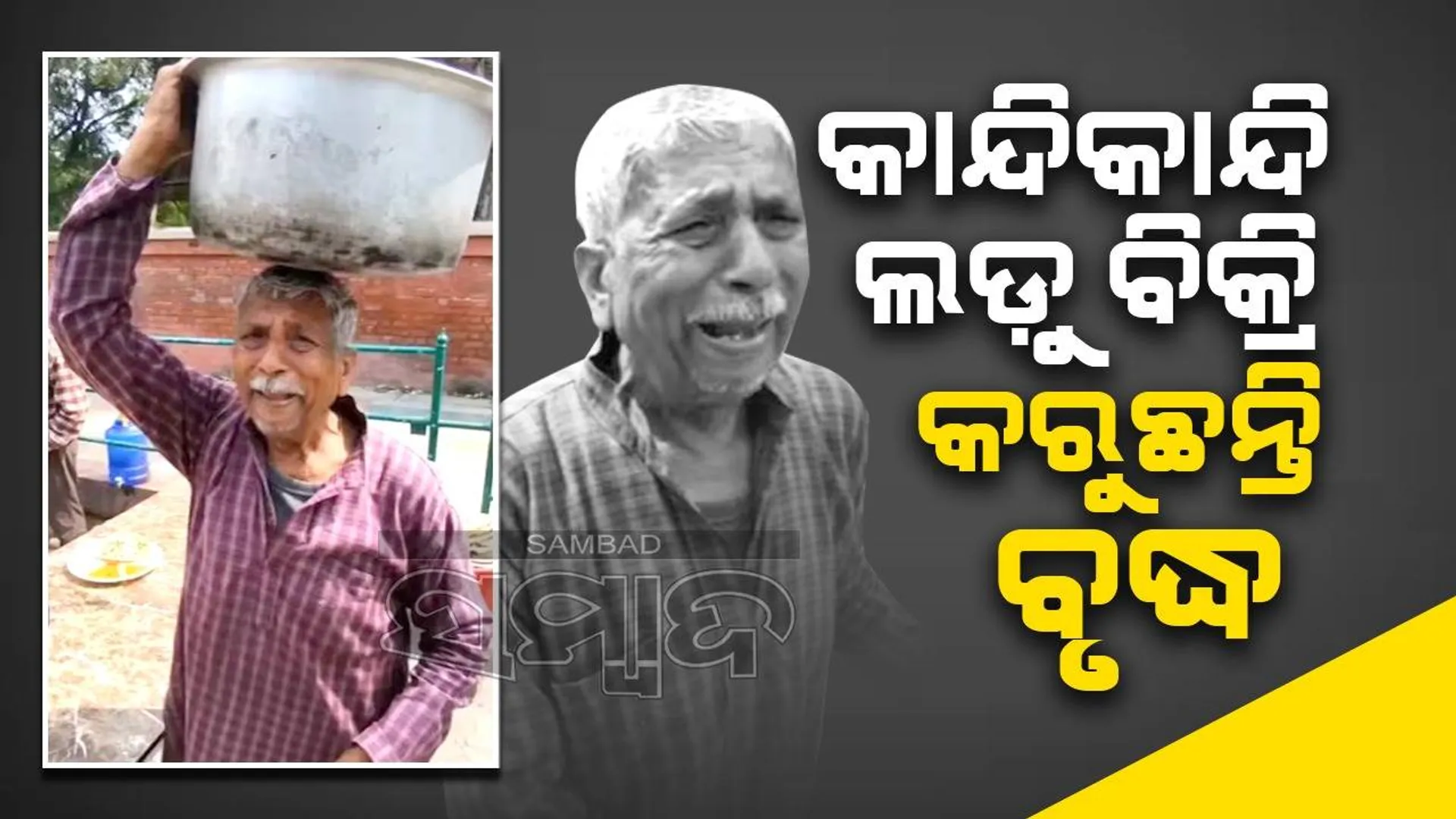 ୪୫ବର୍ଷ ହେବ ଏହିପରି ଲଡୁ ବ୍ୟବସାୟ କରୁଛି କହି ଭୋଭୋ ହୋଇ କାନ୍ଦିଲେ ବୃଦ୍ଧ