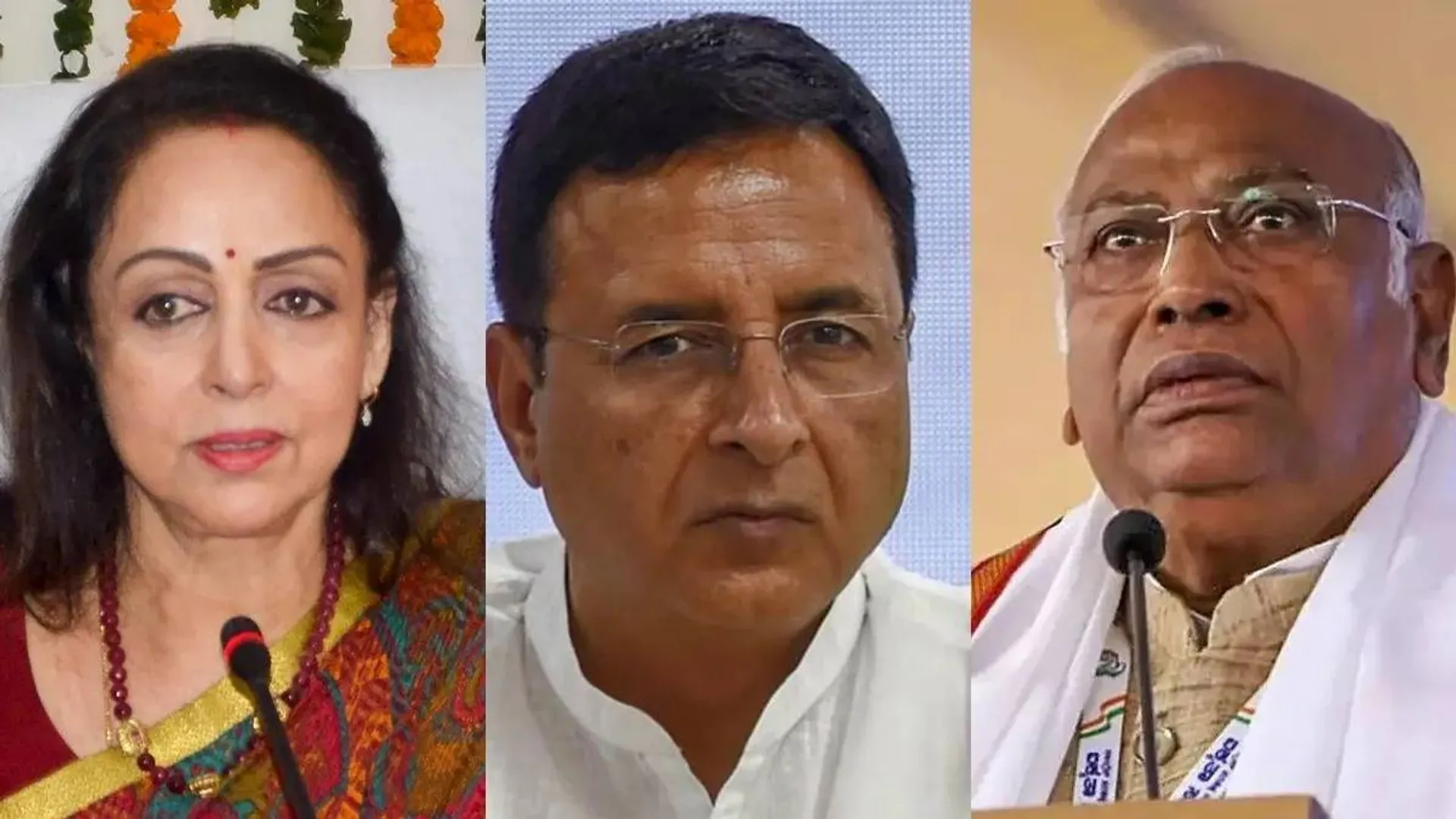 ହେମା ମାଳିନୀଙ୍କ ବିରୋଧରେ ଆପତ୍ତିଜନକ ମନ୍ତବ୍ୟ : ଖଡଗେ ଓ ସୁରଜେୱାଲାଙ୍କୁ ନିର୍ବାଚନ କମିସନଙ୍କ ନୋଟିସ୍