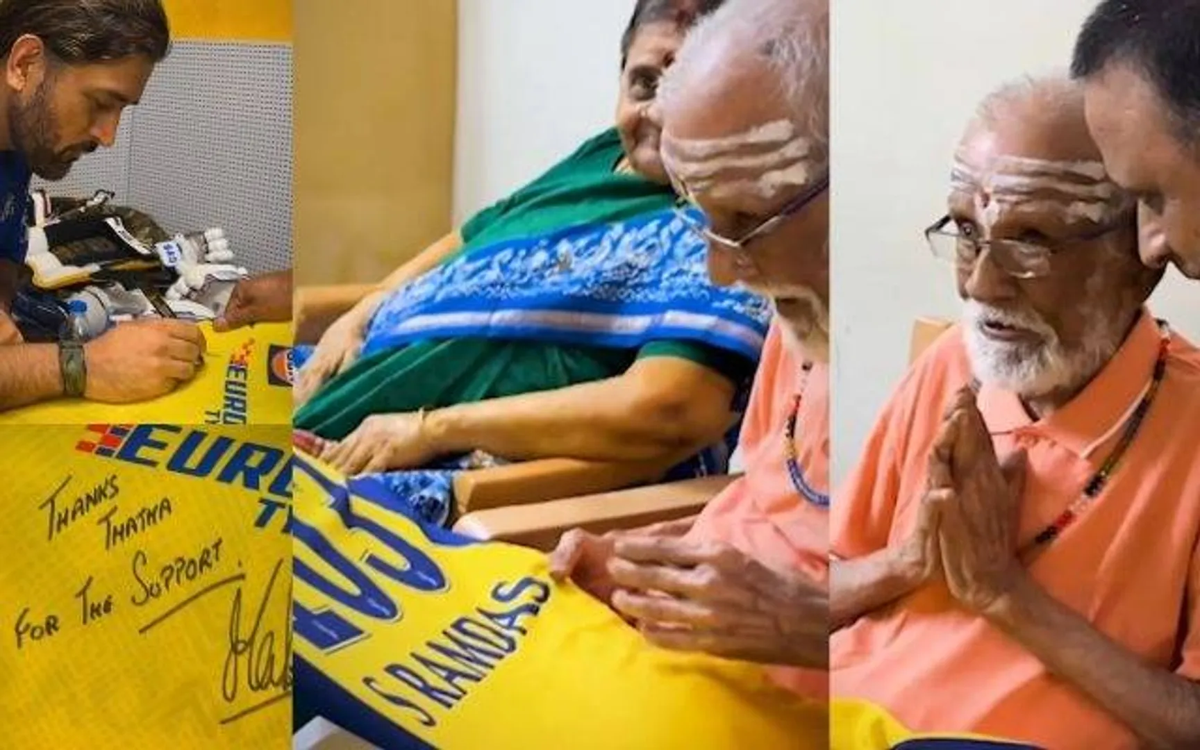 ଚେନ୍ନାଇ ସୁପର କିଙ୍ଗ୍ସର ବୃଦ୍ଧ ଫ୍ୟାନଙ୍କୁ ଧୋନି ଦେଲେ ସ୍ବତନ୍ତ୍ର ଉପହାର