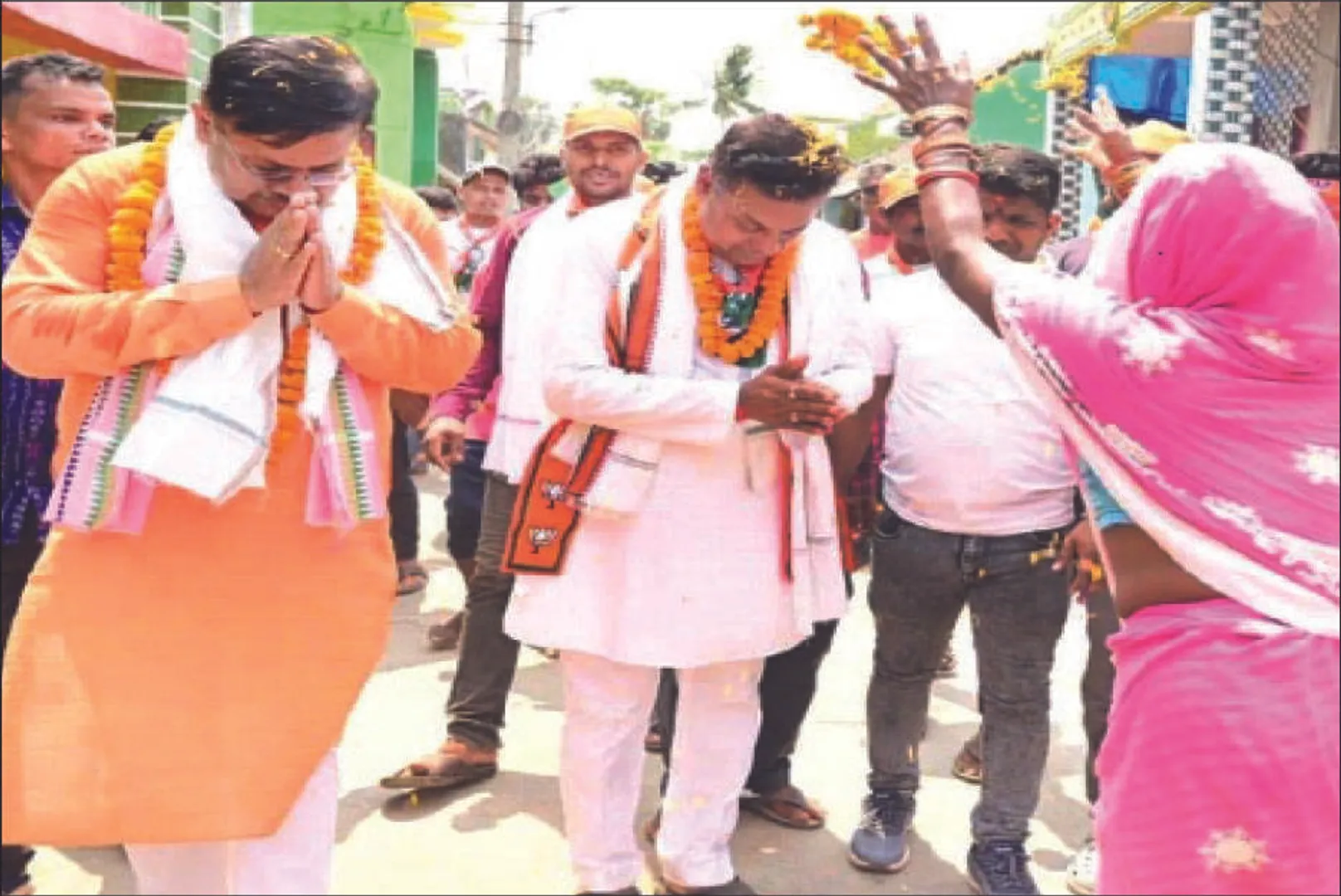 ସମ୍ବିତ ଓ ପୃଥ୍ୱୀରାଜଙ୍କ ଜନସଂପର୍କ ପଦଯାତ୍ରା