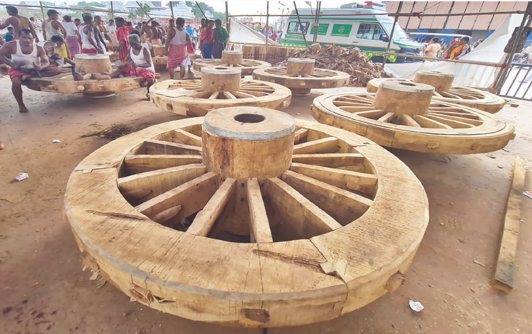 ଚକଡେରା ଅନୁକୂଳ ଆଜି: ଚକ ଓ ଅଖ କାମ ଜାରି