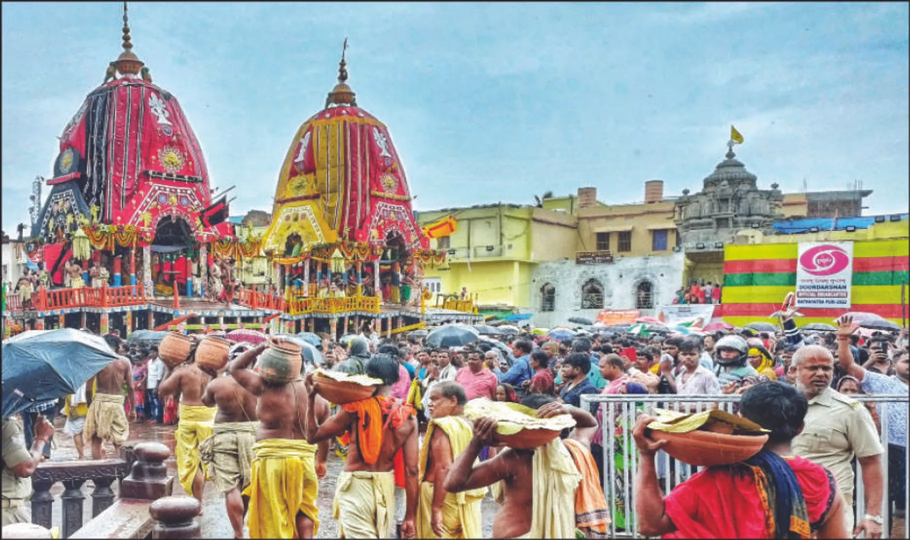 ରଥ ଉପରେ ଲାଗି ହୁଏ ଶୁଖିଲା ଭୋଗ